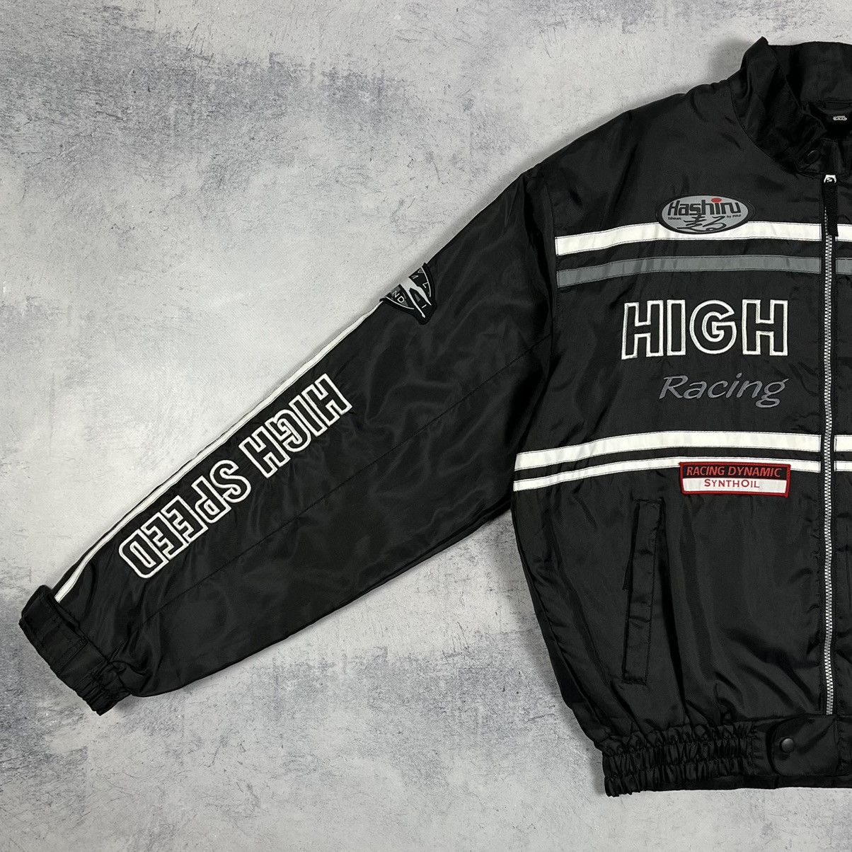 NASCAR Vintage High Speed Racing Bomber Jacket 90’s Size US XXL / EU 58 / 5 - 4 Thumbnail