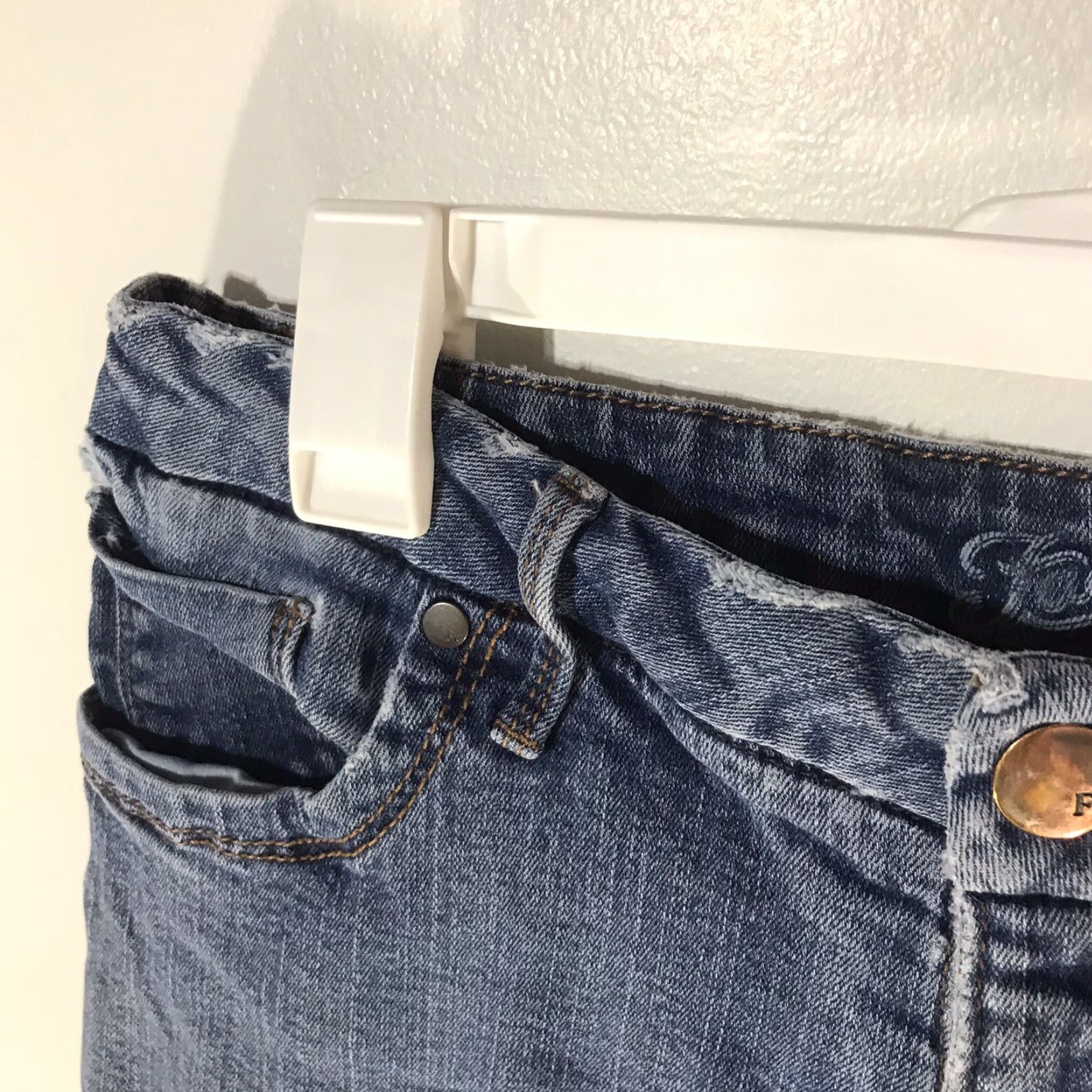 Faded Glory Faded Glory Jeans Bootcut Womens Size 14P Low-Rise Cotton Spandex Blue 26in Inseam Size 36" / US 14 / IT 50 - 3 Thumbnail