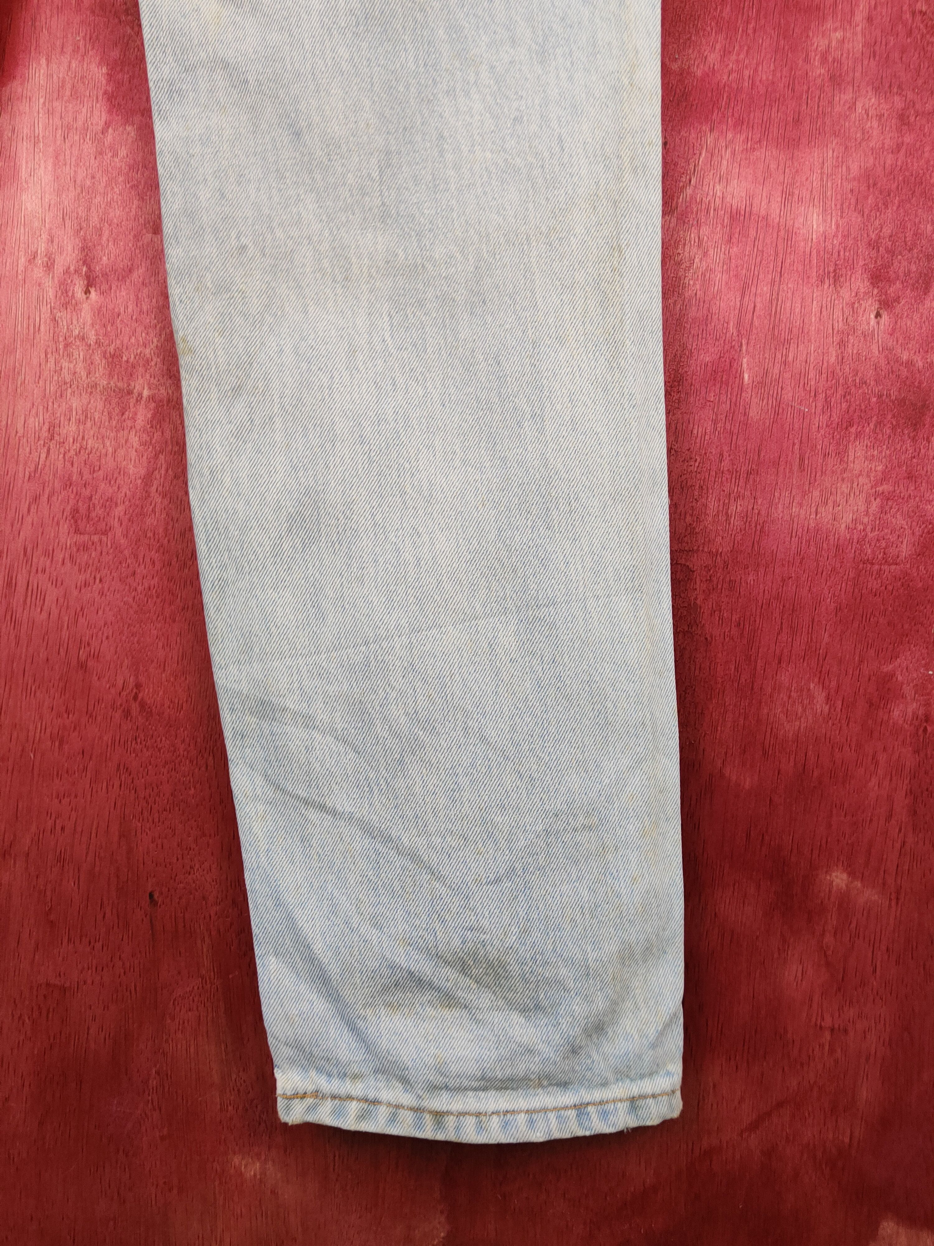 Edwin Edwin vintage Blue Faded Distressed Ripped Jeans #S1809 Size US 29 - 13 Thumbnail