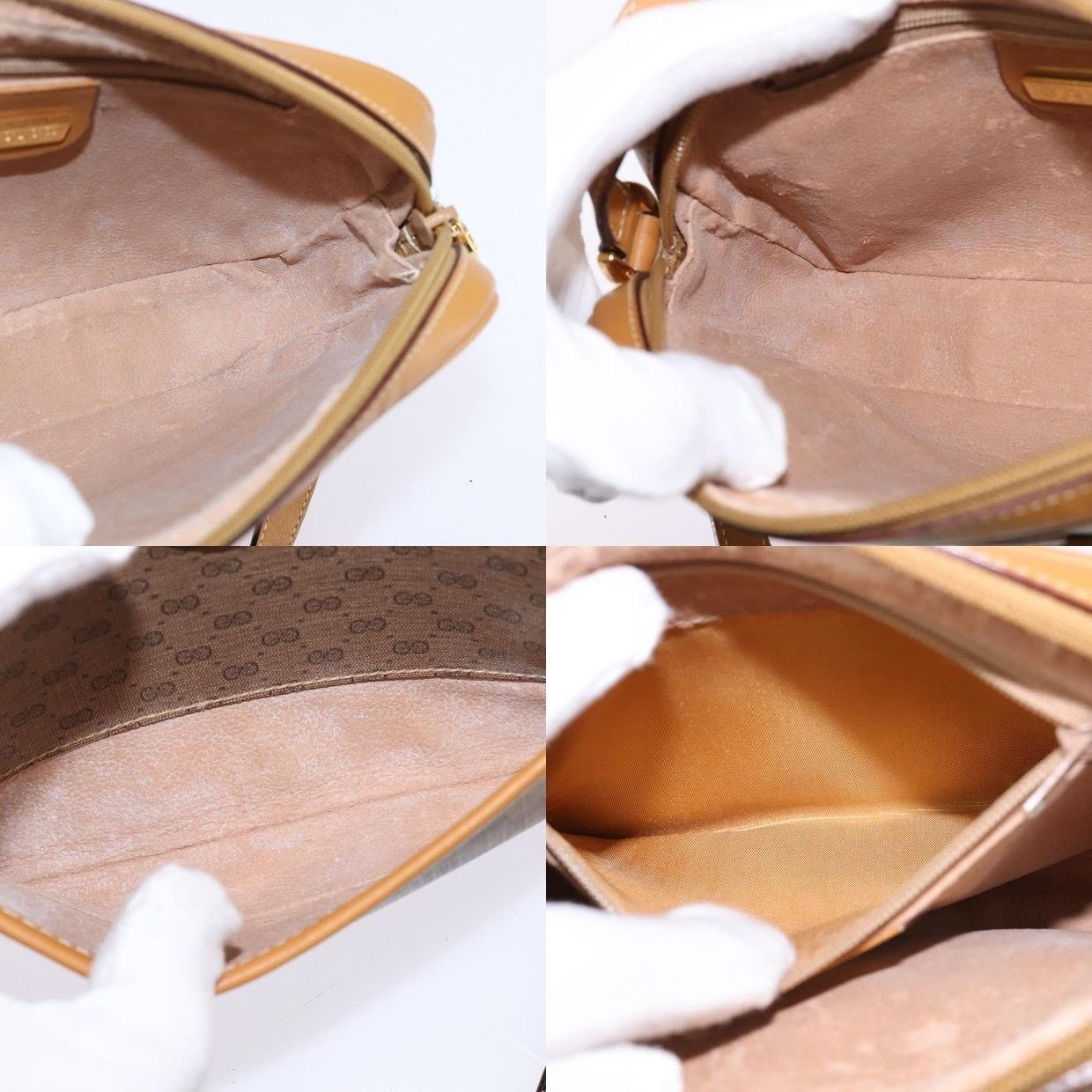 Gucci Gucci Micro GG Supreme Shoulder Bag Beige Size ONE SIZE - 13 Thumbnail