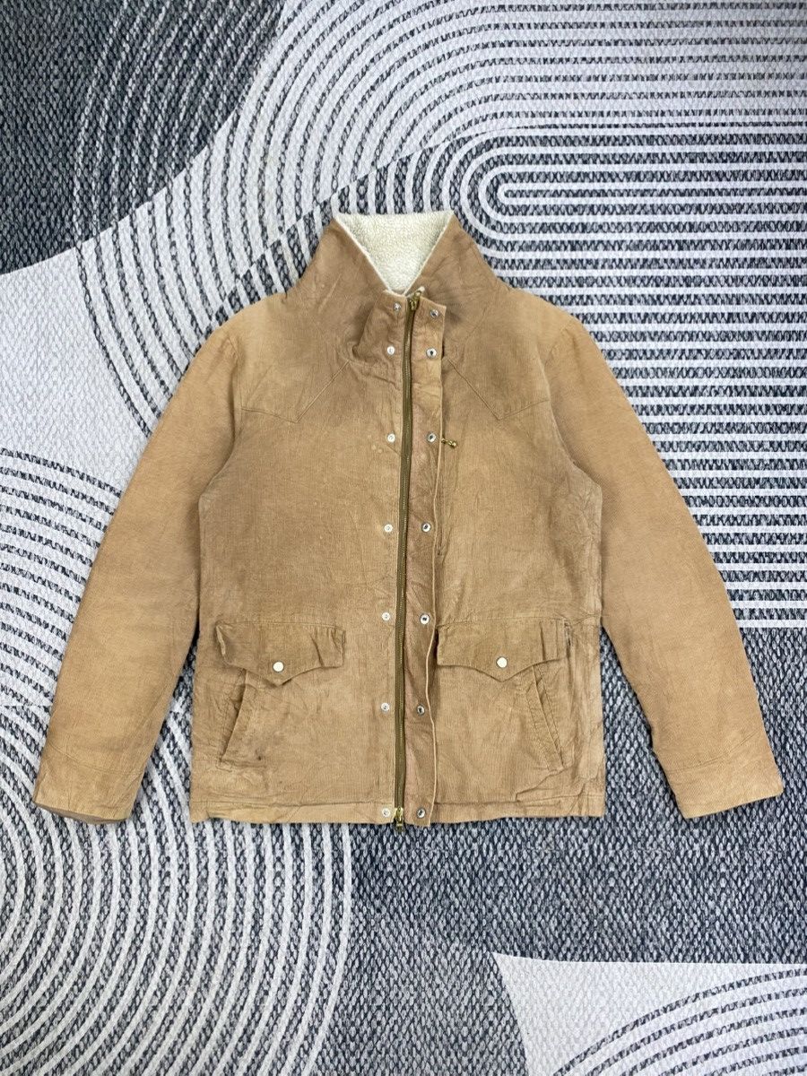 Ships Jet Blue Vintage Ships Jet Blue Sherpa Collar Corduroy Chore Jacket Size US M / EU 48-50 / 2 - 5 Thumbnail