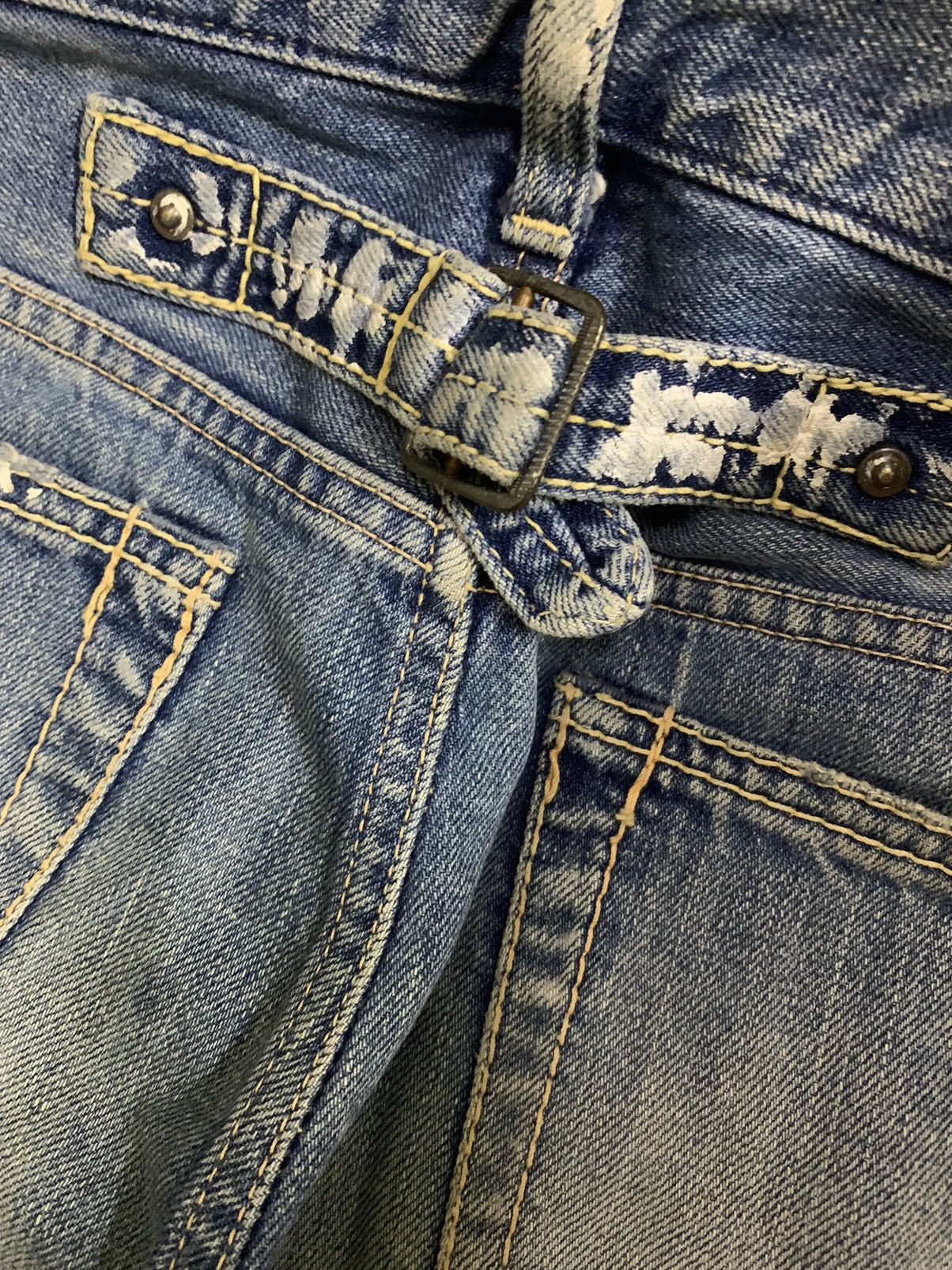 Kapital Vintage Journal Standard Painted Denim Size US 30 / EU 46 - 6 Thumbnail