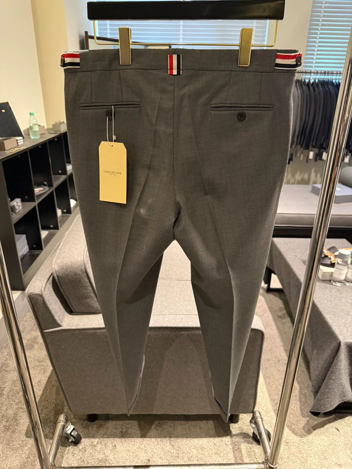 Thom Browne Thom Browne Classic Slim Fit Medium Gray Trousers Size 2 Size US 32 / EU 48 - 2 Thumbnail