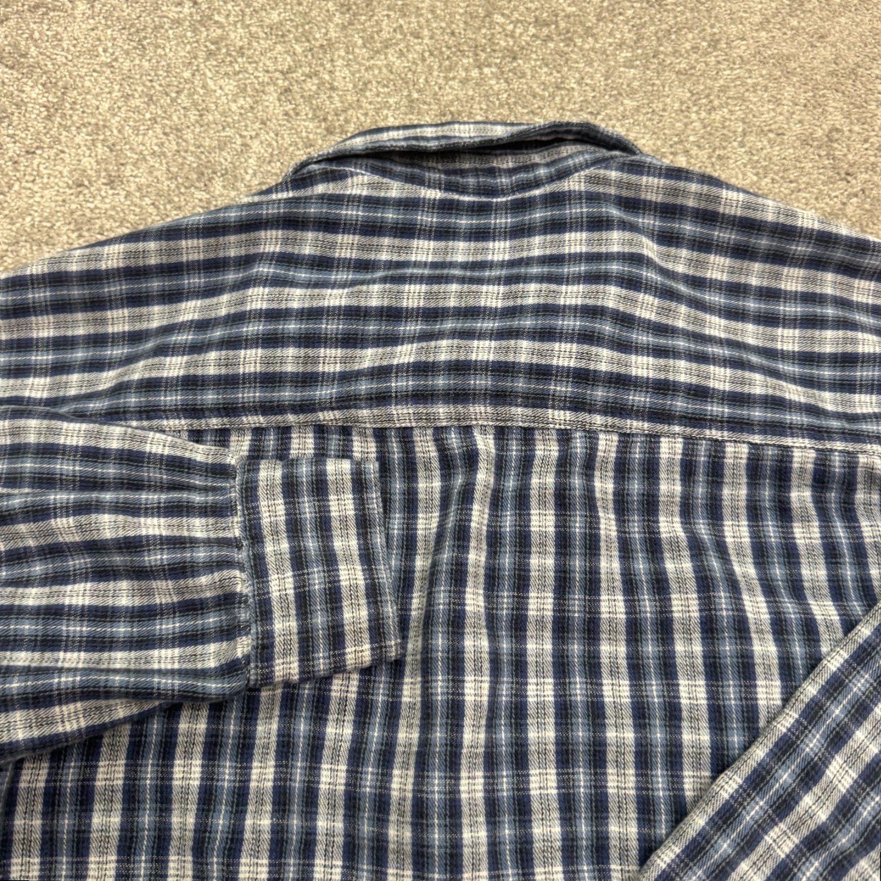 Lucky Brand VINTAGE Lucky Brand Plaid Flannel Shirt Mens Medium Blue Casual Western 90s Americana Size US M / EU 48-50 / 2 - 4 Thumbnail