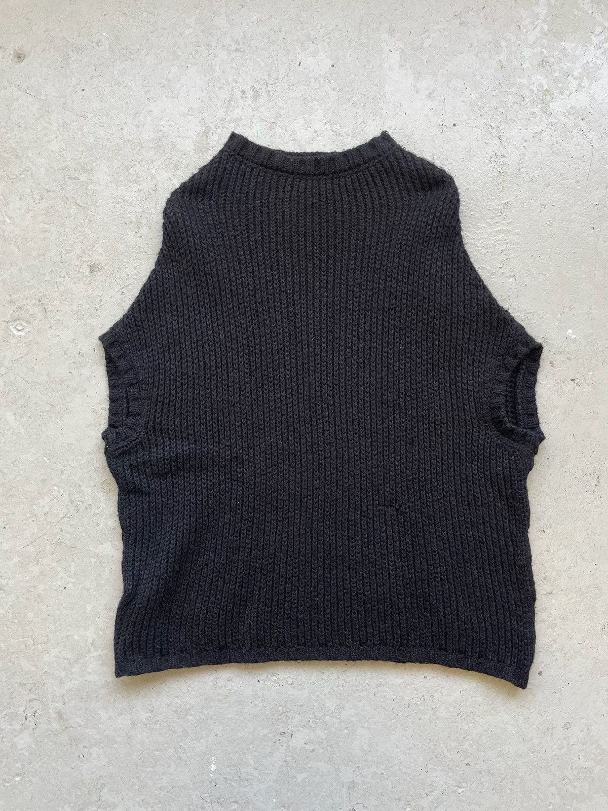 Rick Owens Rick Owens FW13 Plinth Sleeveless Knit Size US L / EU 52-54 / 3 - 1 Thumbnail