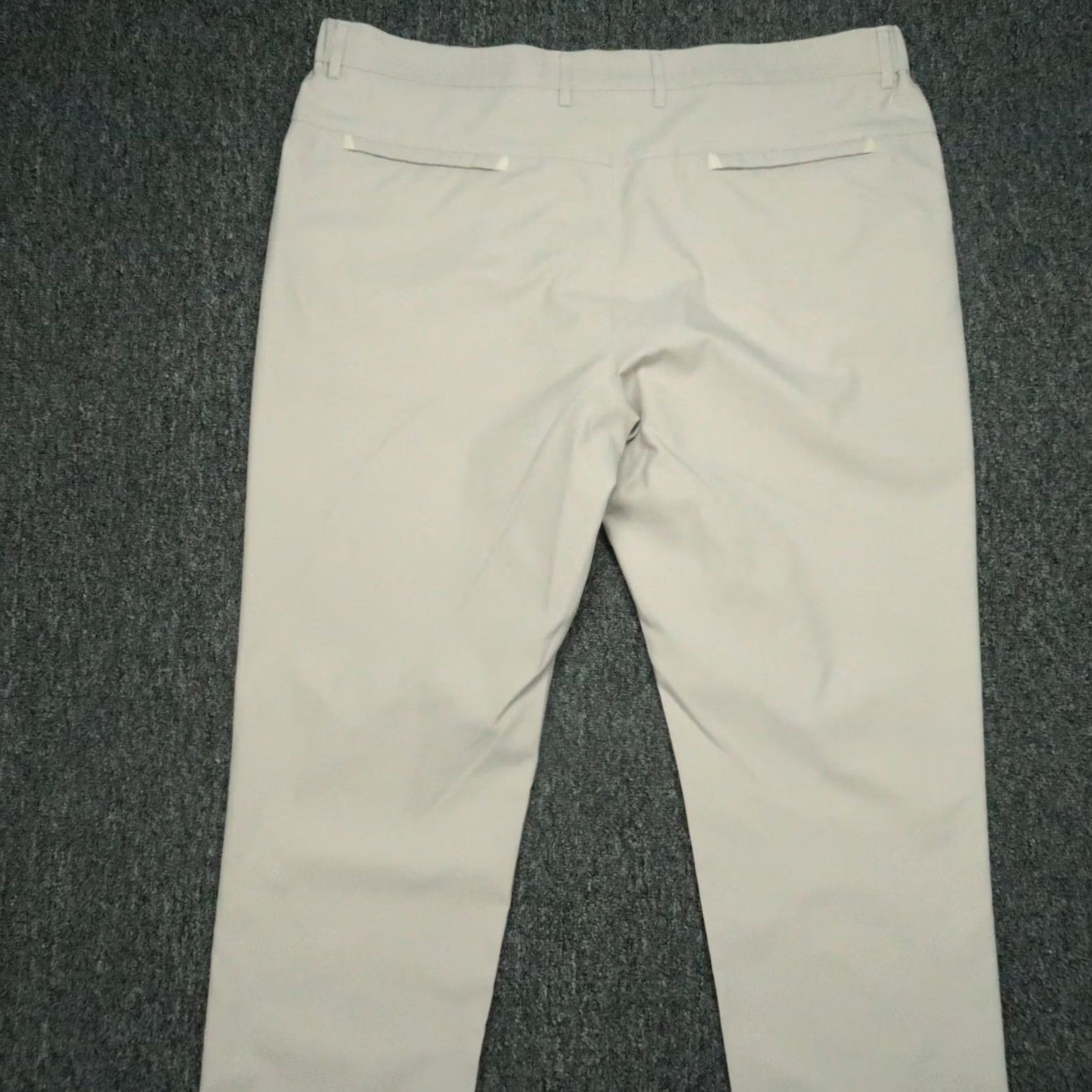 Vintage Jack Archer Pants Mens 40x36 Chino Performance Tech Straight Trouser Beige Stone } Size US 40 / EU 56 - 5 Thumbnail