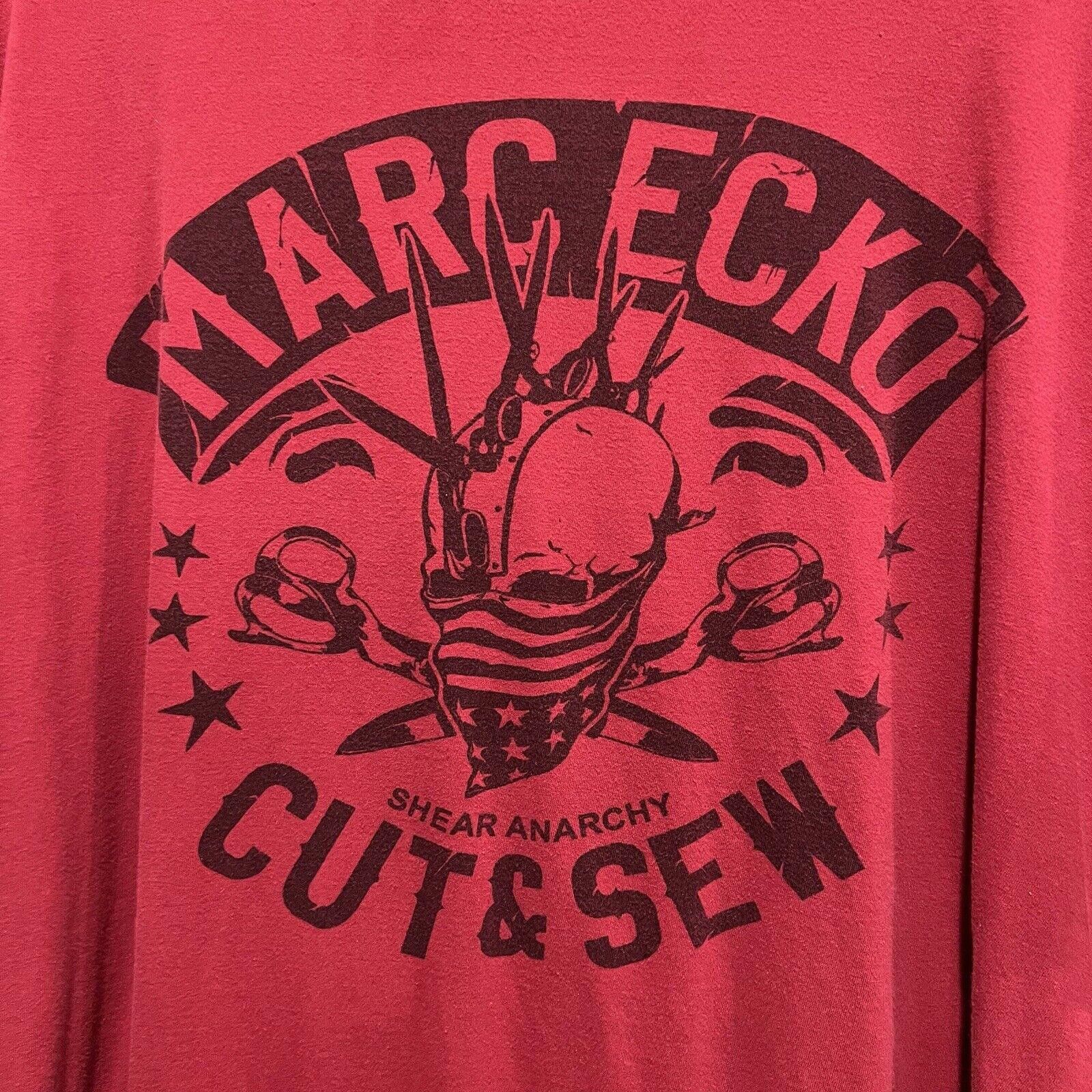 Ecko Unltd. Vintage 00’s Marc Ecko Cut And Sew Red Skull Shirt Size 2XL Size US XXL / EU 58 / 5 - 3 Thumbnail