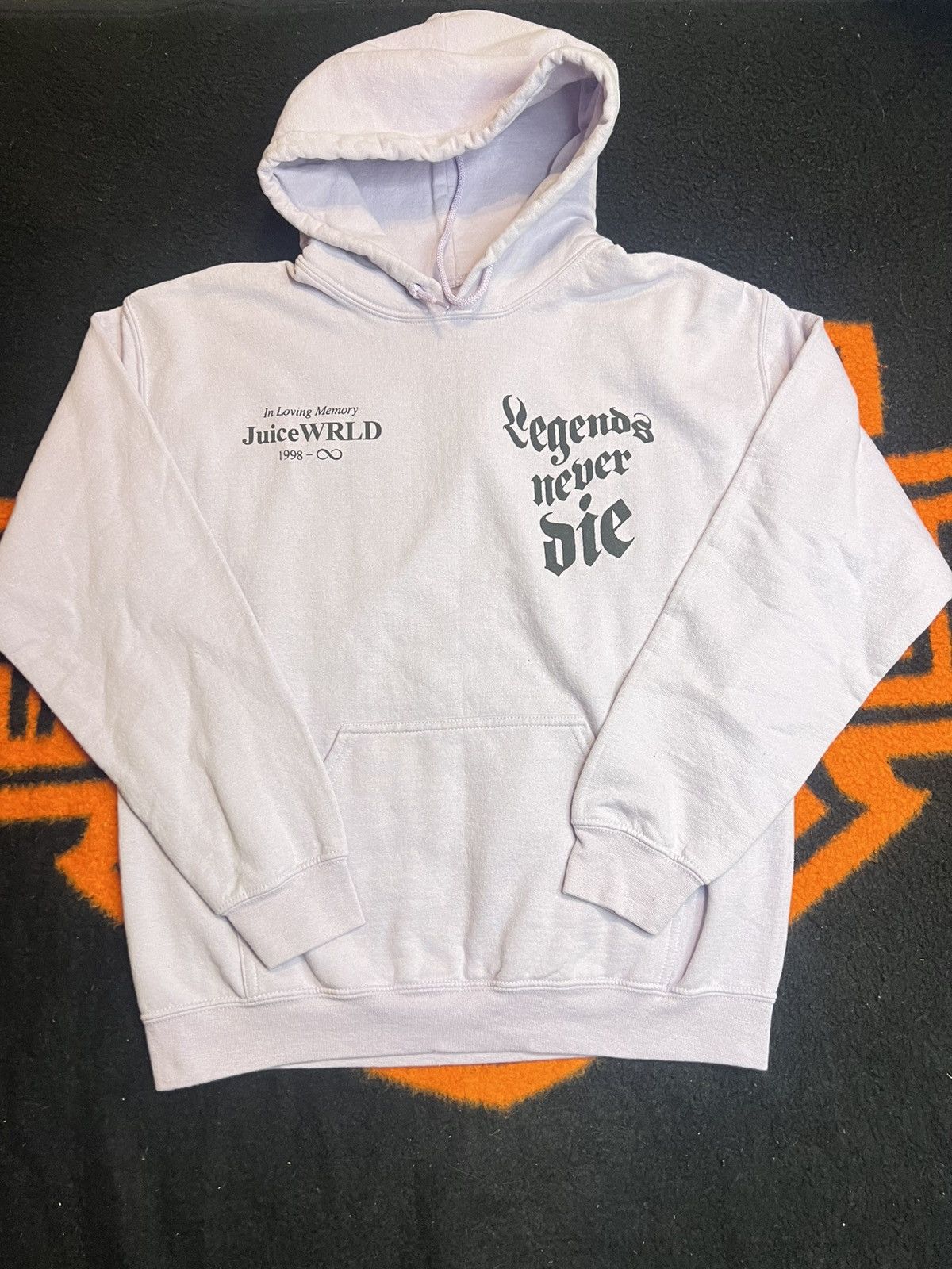 999 Club In Loving Memory of Juice Wrld Hoodie Pink/Purple Size US M / EU 48-50 / 2 - 2 Thumbnail