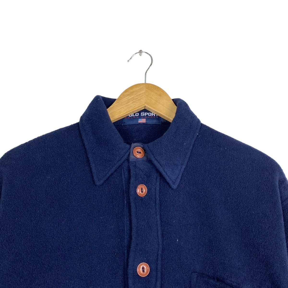 Polo Ralph Lauren × RRL Ralph Lauren × Ralph Lauren Vintage Polo Sports USA Spellout Fleece Size US M / EU 48-50 / 2 - 5 Thumbnail