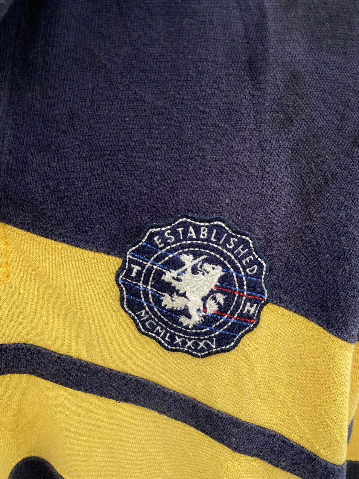 Tommy Hilfiger Vintage Tommy Hilfiger sun faded polo rugby Size US L / EU 52-54 / 3 - 5 Thumbnail