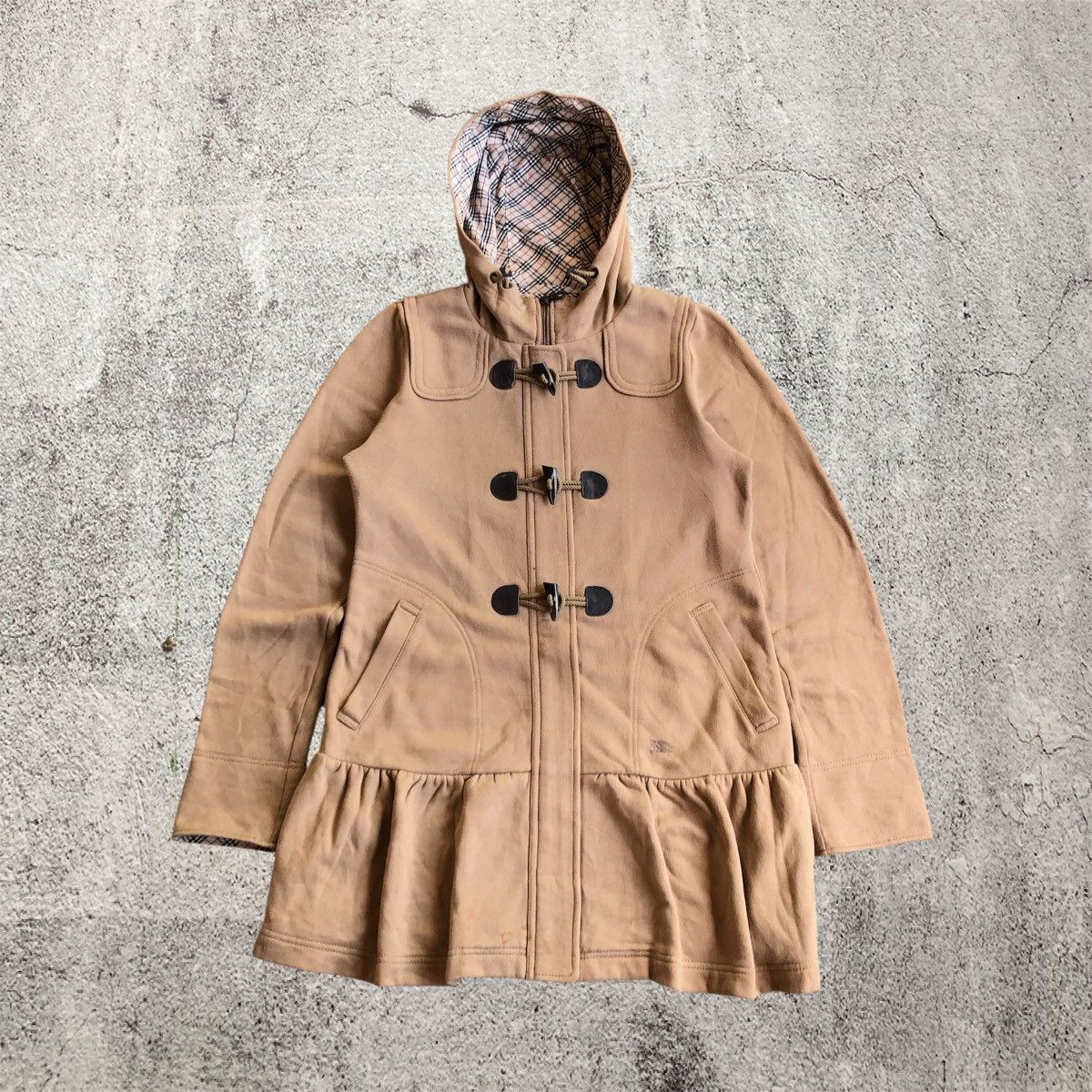 Burberry Vintage Burberry Blue Label Duffle Dreses Jacket With Hoodie Size L / US 10 / IT 46 - 9 Thumbnail