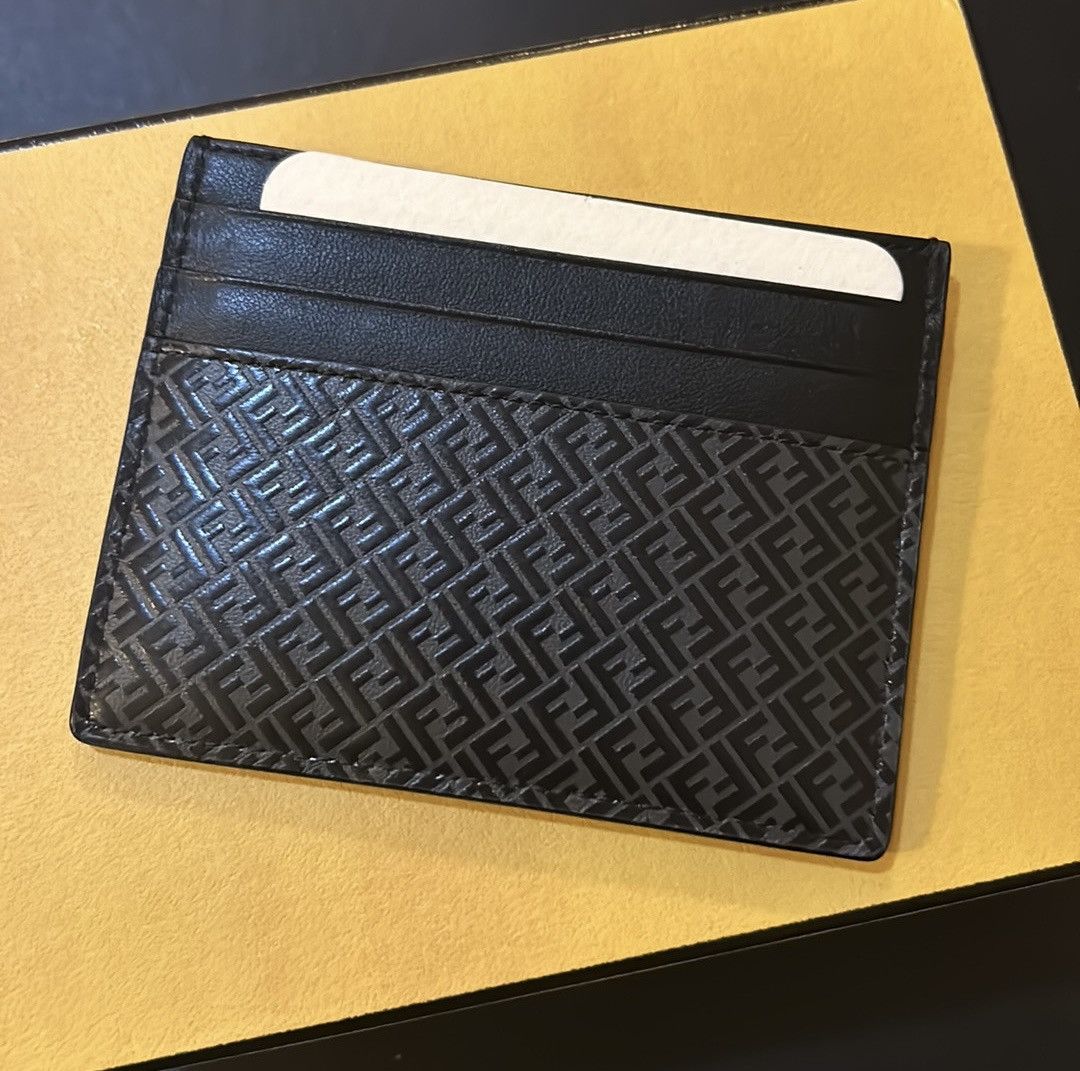 Fendi Fendi FF Calf Leather Card Case Size ONE SIZE - 1 Thumbnail