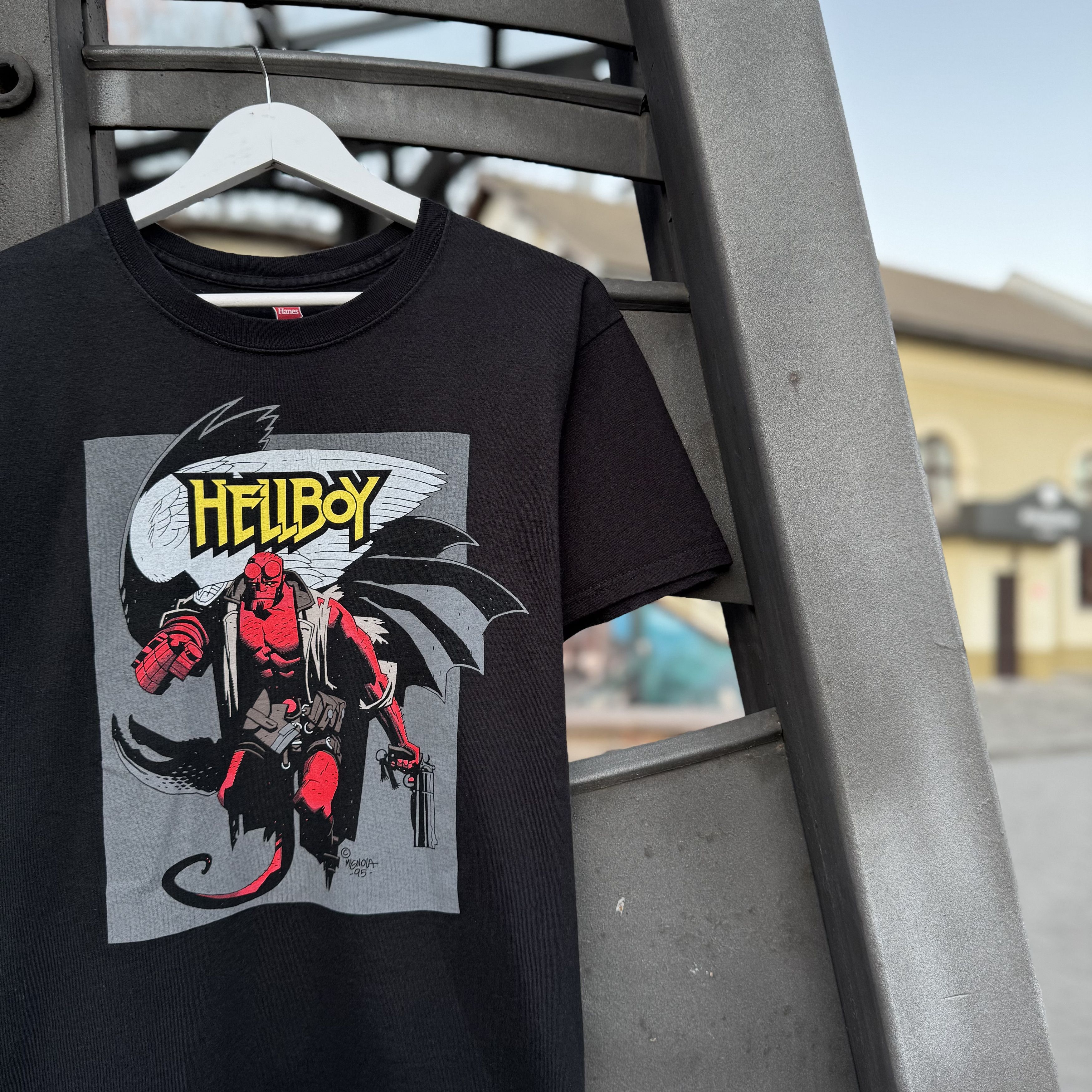 Hanes Vintage 95 Graphitti Hellboy Tshirt Size US M / EU 48-50 / 2 - 1 Thumbnail