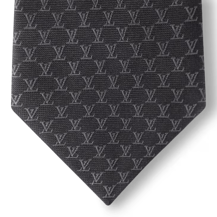 Louis Vuitton LV Fishnet Tie - 148 x 8 cm Size ONE SIZE - 5 Thumbnail