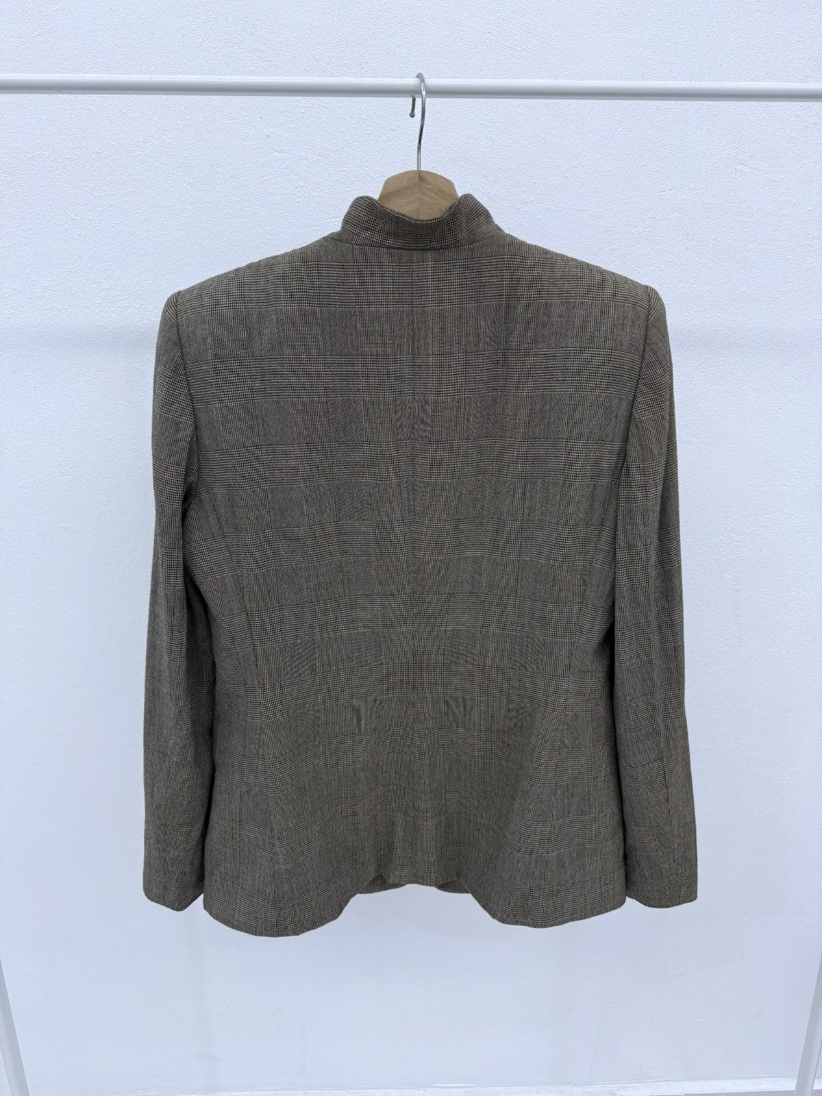 Armani Armani Collezioni 2 way Checked Blazer Jacket “Italy Luxury” Size M / US 6-8 / IT 42-44 - 6 Thumbnail