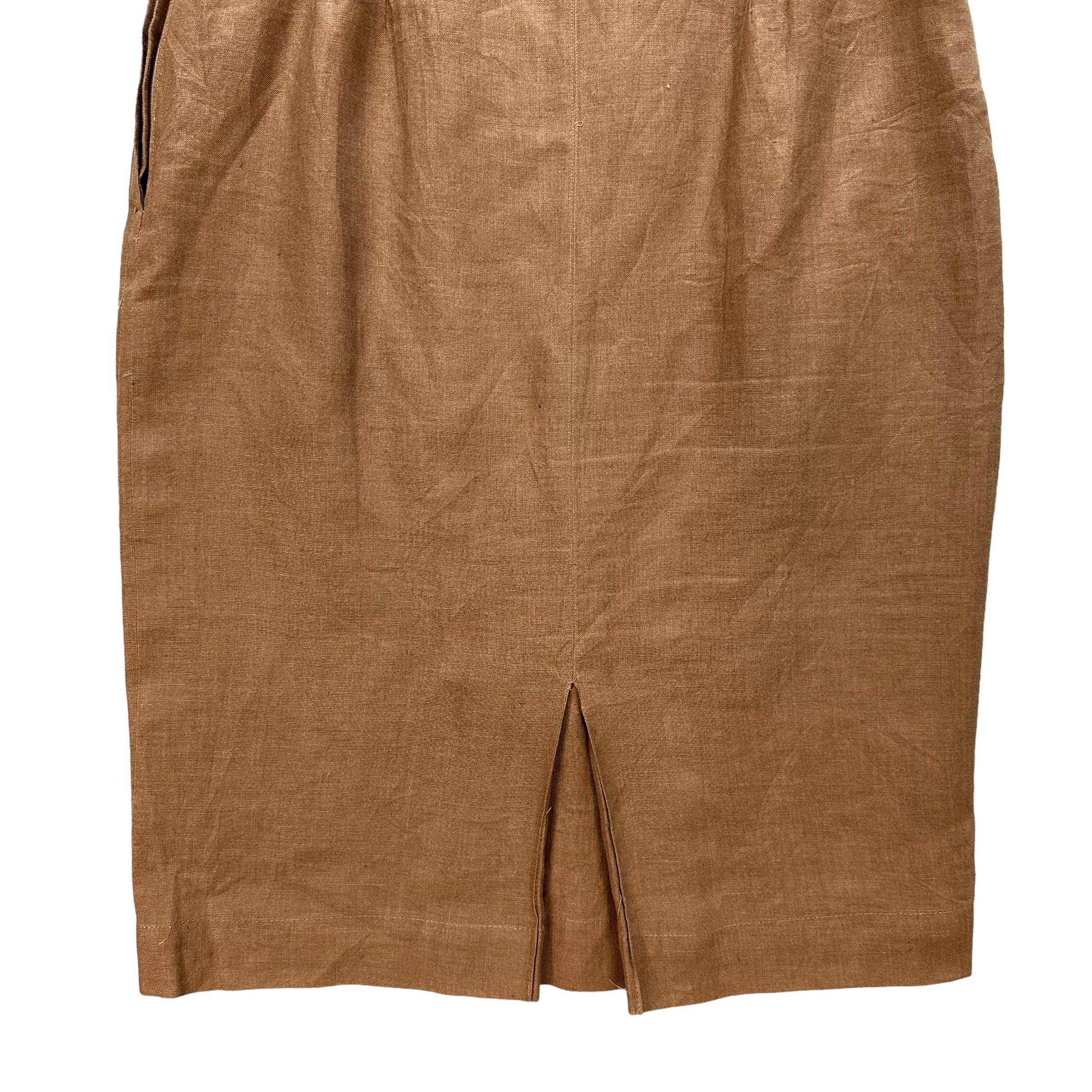 BIGI BIGI Made in Japan Belted Jacket Linen Skirt Suits #A24-0556 Size S / US 4 / IT 40 - 19 Thumbnail
