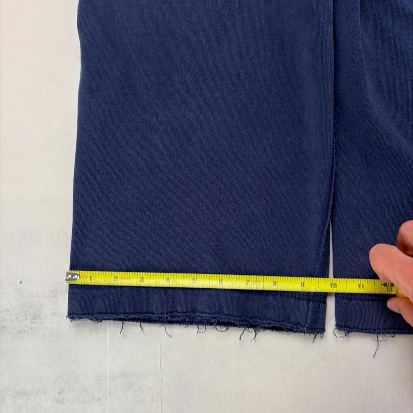 Converse Y2K Navy Converse Grunge Gothic Skater Baggy Sweatpants Size US 36 / EU 52 - 8 Thumbnail