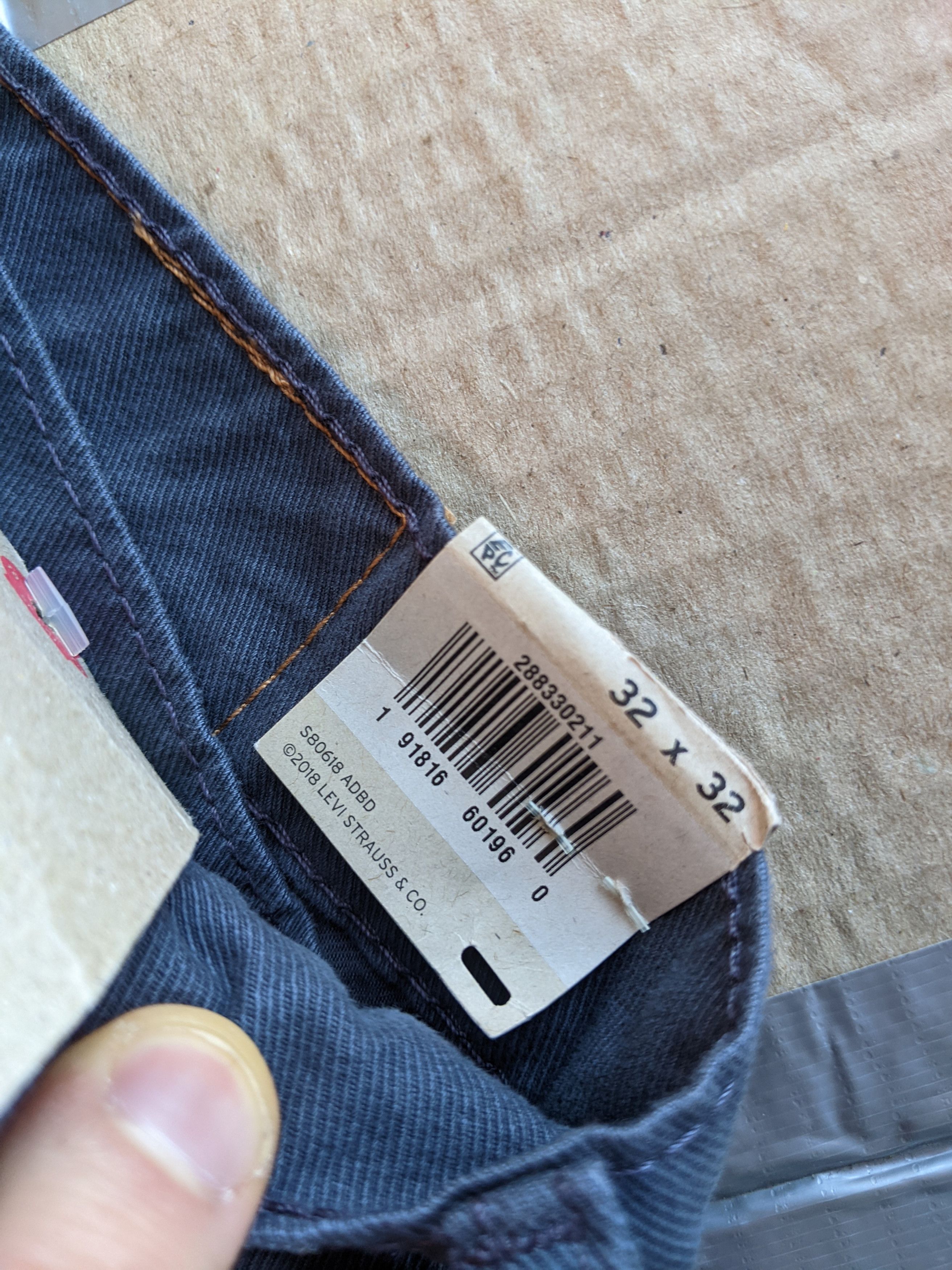 Levi's NEW* Levis 512 Slim Taper Jeans Denim with Tags W32 L32 Size US 34 / EU 50 - 7 Thumbnail
