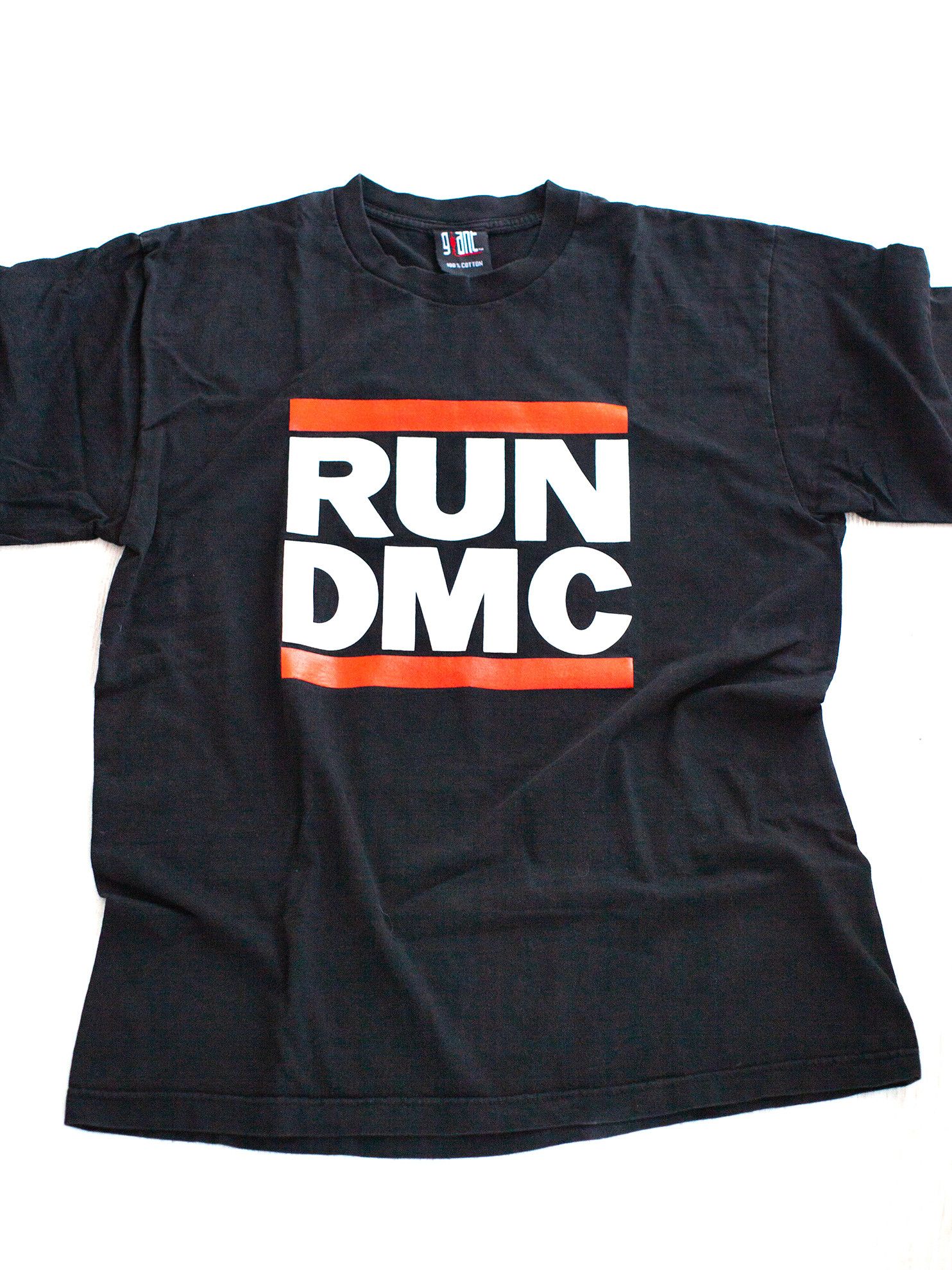 Rap Tees Vintage Mid 00s+ Reprint Run DMC Rap Tee Hip-Hop T-shirt Size US L / EU 52-54 / 3 - 2 Thumbnail