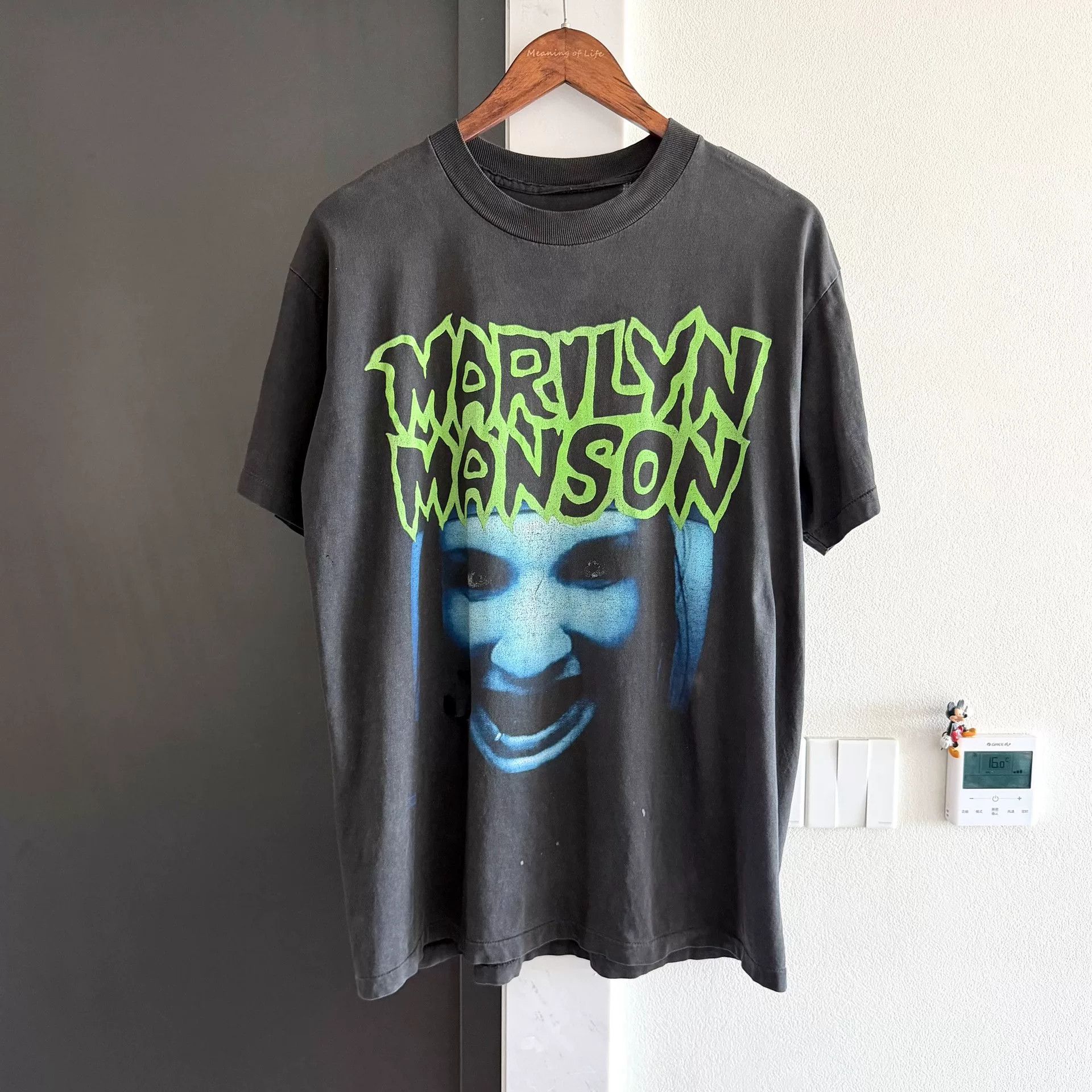 Vintage Vintage 90s Marilyn Manson Band Tee Size US M / EU 48-50 / 2 - 1 Thumbnail