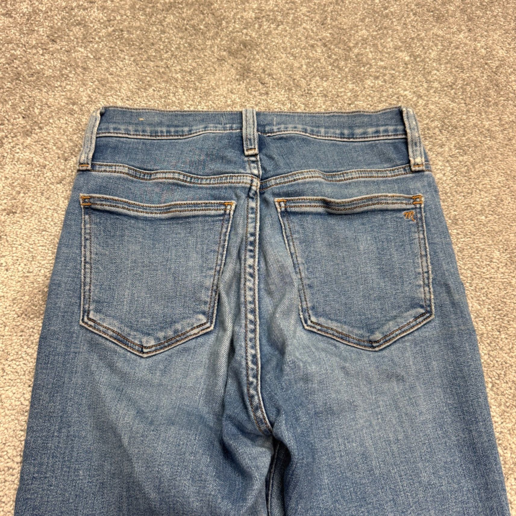 Madewell Madewell Roadtripper Jeans Womens 24 High Rise Denim Stovepipe Ankle Straight Size 42" / US 20 - 6 Thumbnail