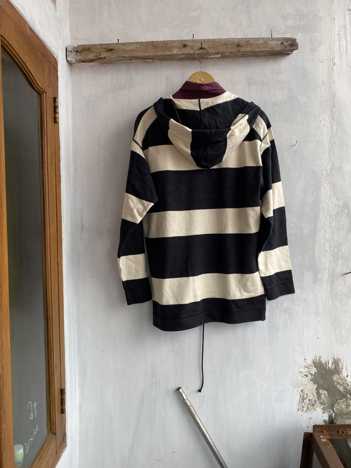 Issey Miyake striped hoodie Size US S / EU 44-46 / 1 - 2 Thumbnail