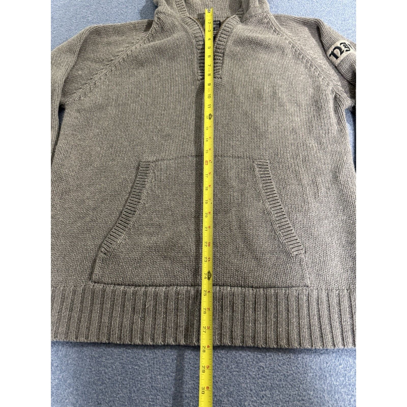 Nautica Vintage Nautica HeavyWeight Ramie 1/4 Zip Hooded Sweater Size US XL / EU 56 / 4 - 6 Thumbnail