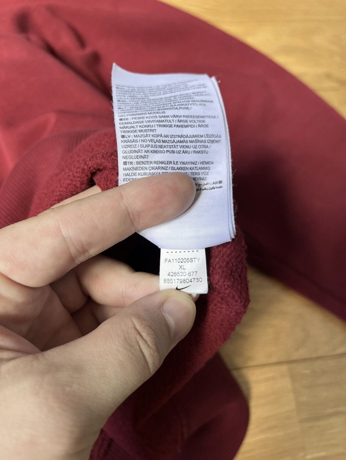 Nike Vintage Nike Logo Hoodie Size US XL / EU 56 / 4 - 4 Thumbnail