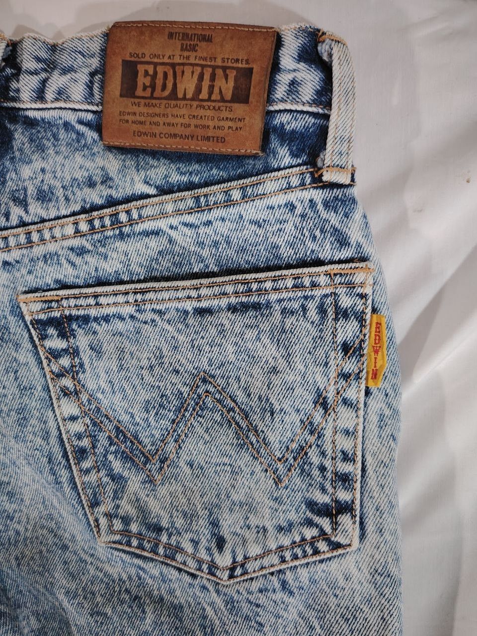 Edwin ARCHIVAL 80s Edwin Japan Lot 1512 Acid Wash Jeans Size 28" / US 6 / IT 42 - 5 Thumbnail