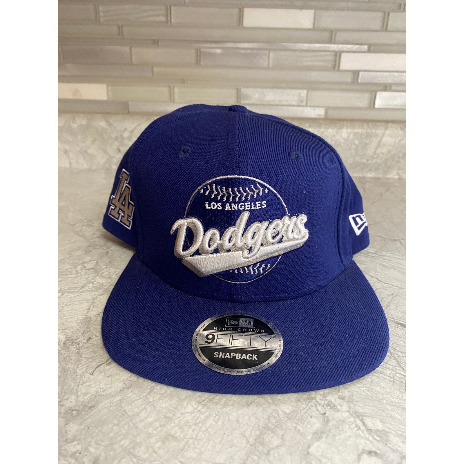 New Era LA Dodgers 100% Wool New Era 9Fifty Snapback Hat Size ONE SIZE - 2 Thumbnail