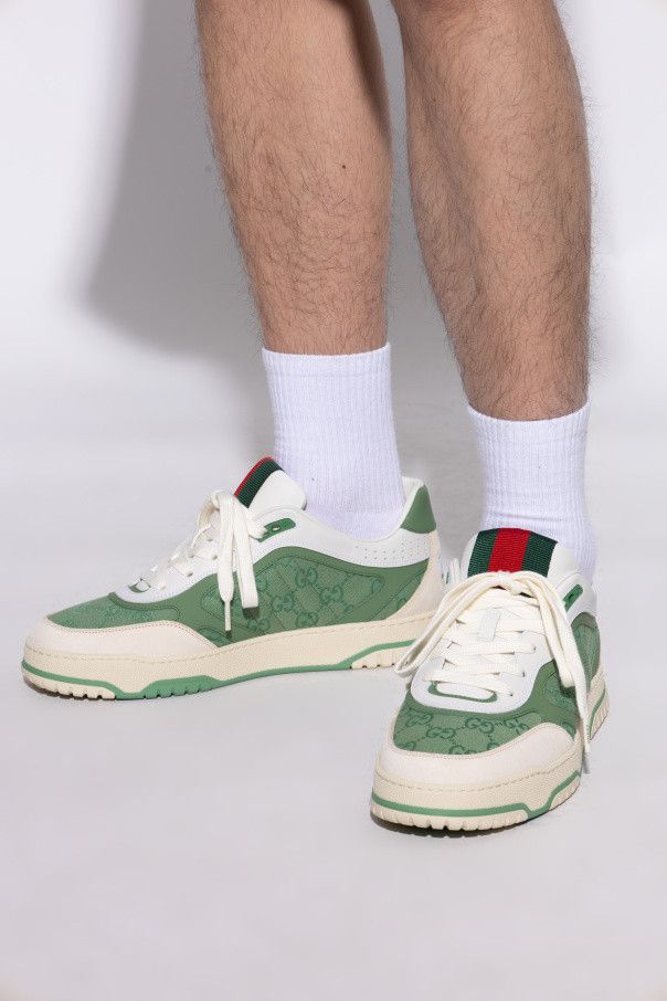 Gucci o1mt1gz0925 Men's Gucci Re-Web Sneakers in Multicolor Size US 11.5 / EU 44-45 - 2 Thumbnail