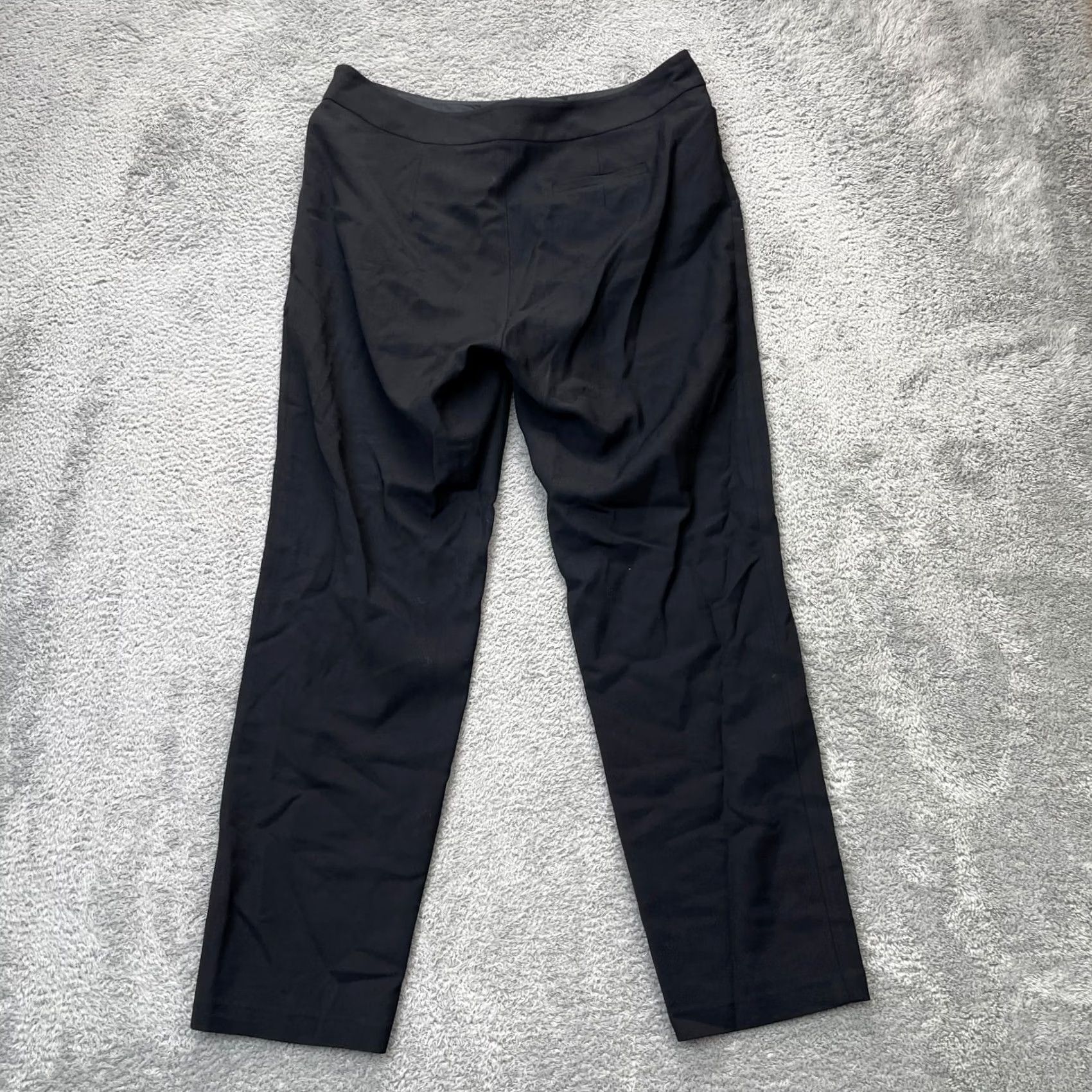 Eileen Fisher Eileen Fisher Pants Womens Medium P Black Dress Straight Leg Business Formal Size 30" / US 8 / IT 44 - 2 Thumbnail