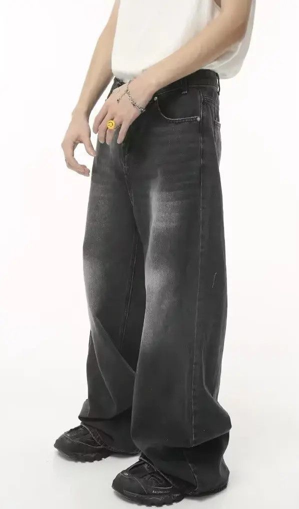Japanese Brand Mizuhara x Rina Black Washed Denim Jeans Size US 28 / EU 44 - 8 Thumbnail