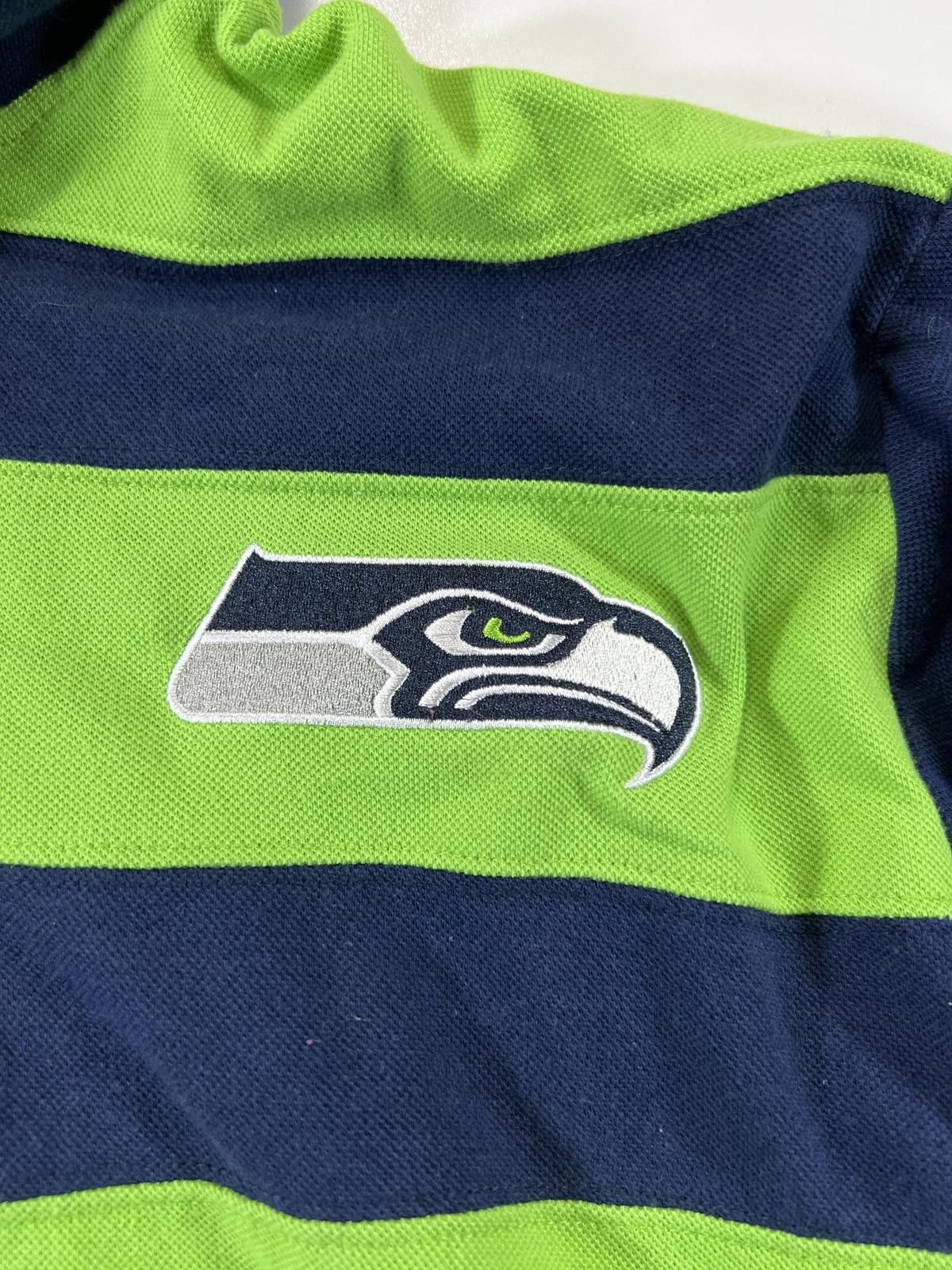 NFL Retro team nfl Seattle Seahawks Striped Hoodie L Size US L / EU 52-54 / 3 - 2 Thumbnail