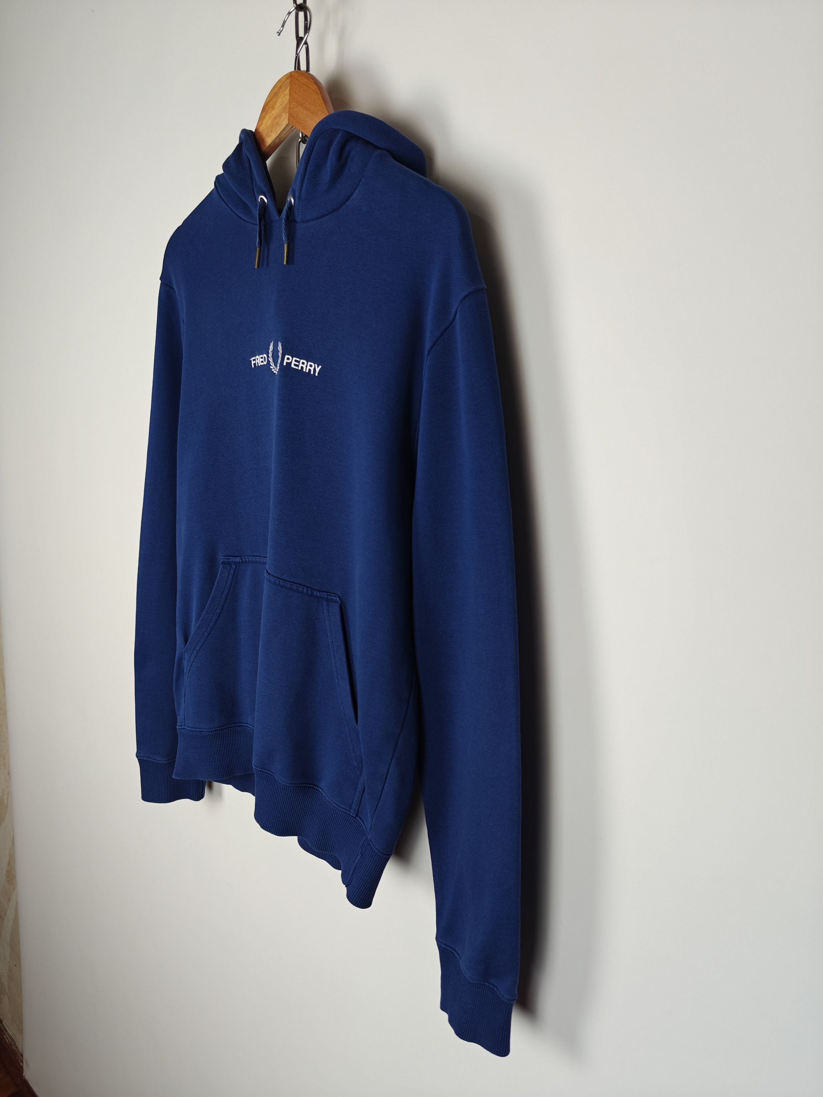 Fred Perry Fred Perry Hoodie Center Logo Pullover Blue size S Size US S / EU 44-46 / 1 - 5 Thumbnail
