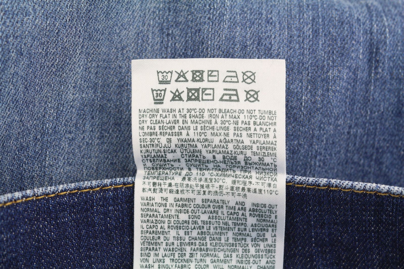 Diesel 2005 D-FINING 09C72 W30/L32 Regular Tapered Jeans 40918 Size US 30 / EU 46 - 11 Thumbnail