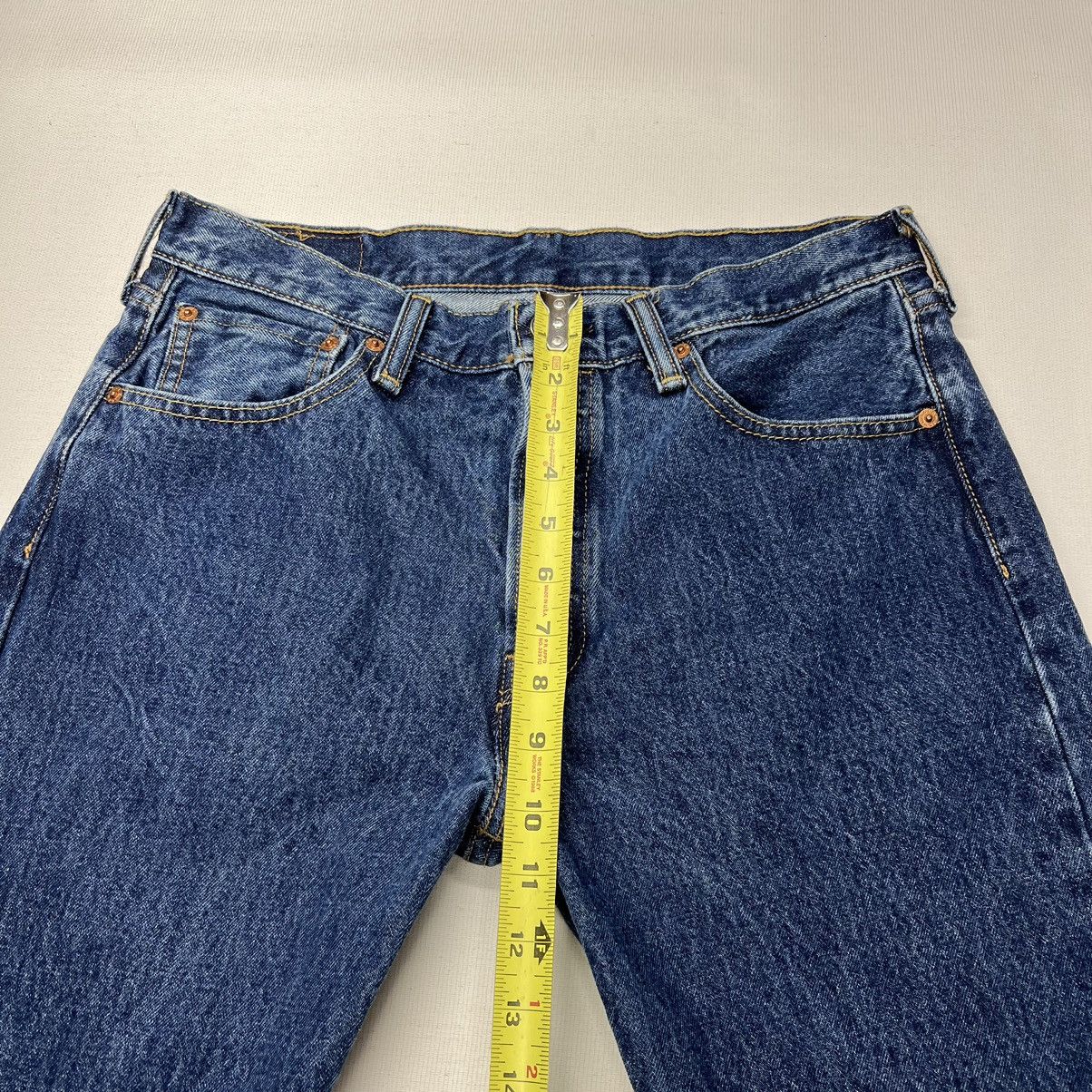 Levi's Levis Jeans Blue 501 Straight Original Denim Button Fly Size US 33 - 19 Thumbnail