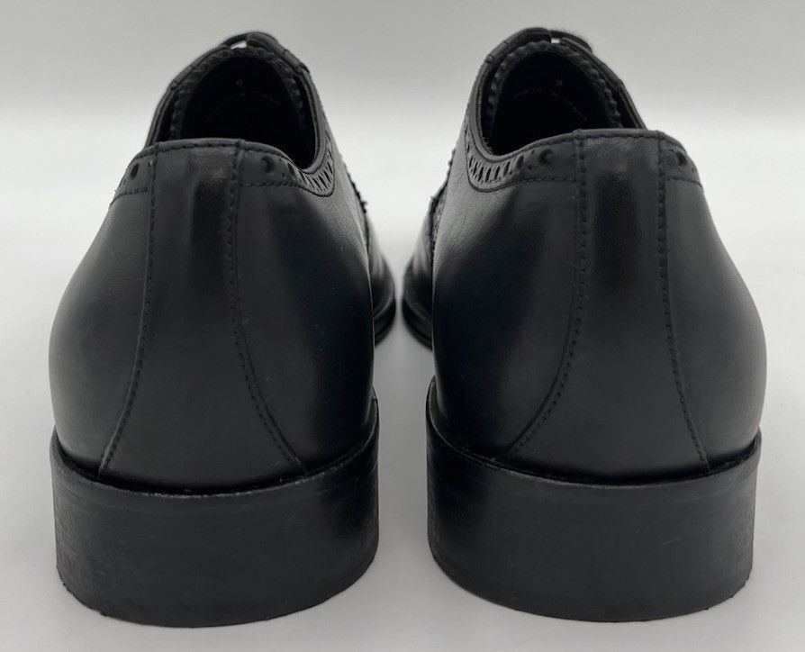 Brooks Brothers Brooks Brothers Wingtip Oxfords Black Leather Size 9 Italy Size US 9 / EU 42 - 4 Thumbnail