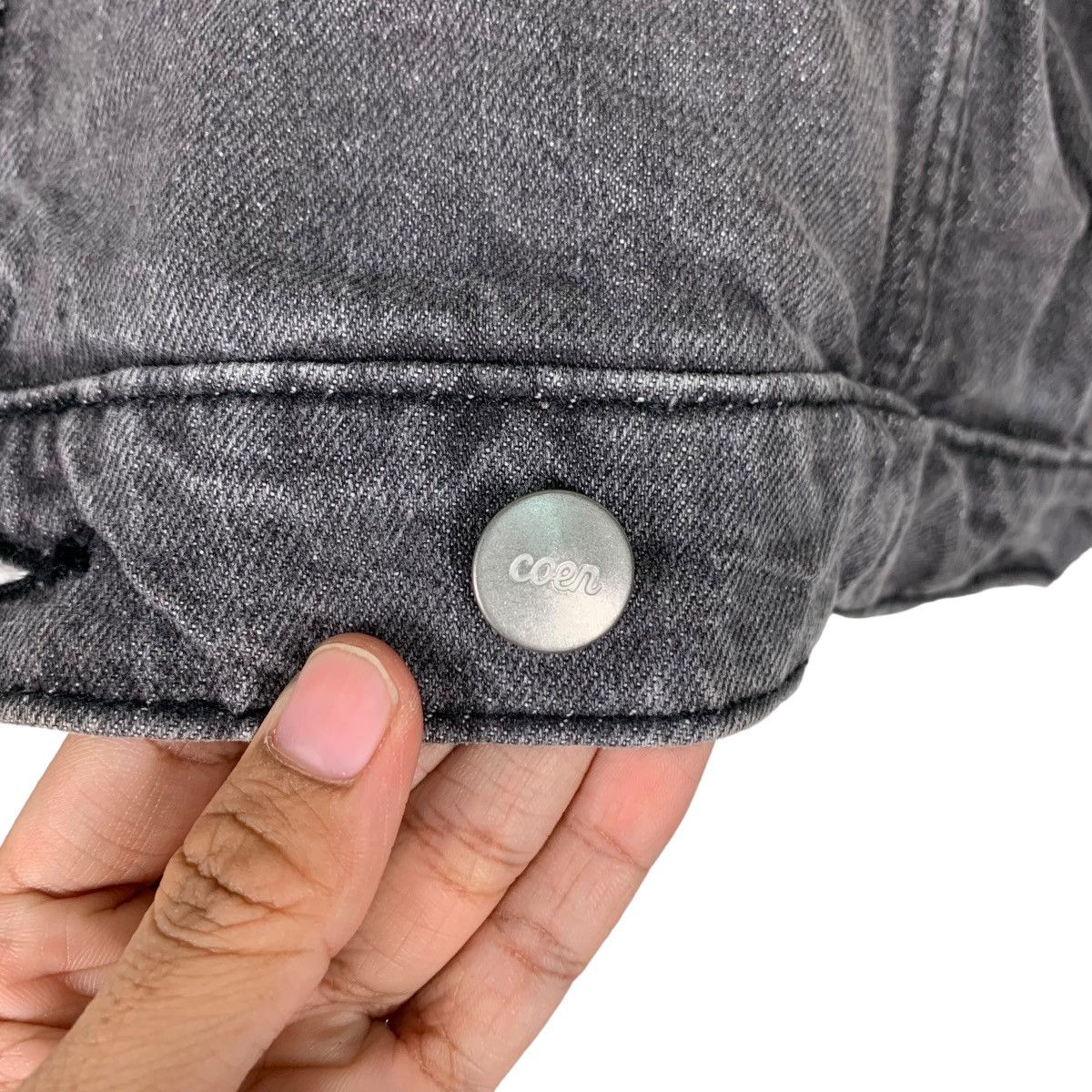 Japanese Brand COEN Usa Cotton Double Breasted Denim Jacket #1101-C50 Size US M / EU 48-50 / 2 - 14 Thumbnail