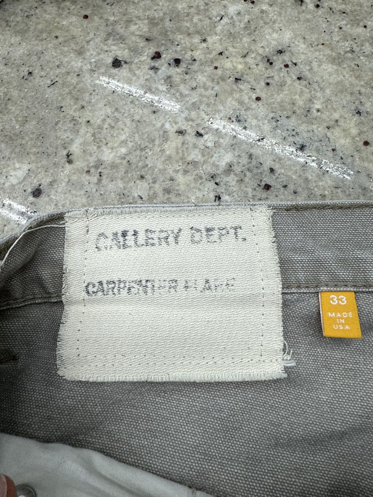 Gallery Dept. Gallery Dept Grey Carpenter Pants Size US 33 - 10 Thumbnail