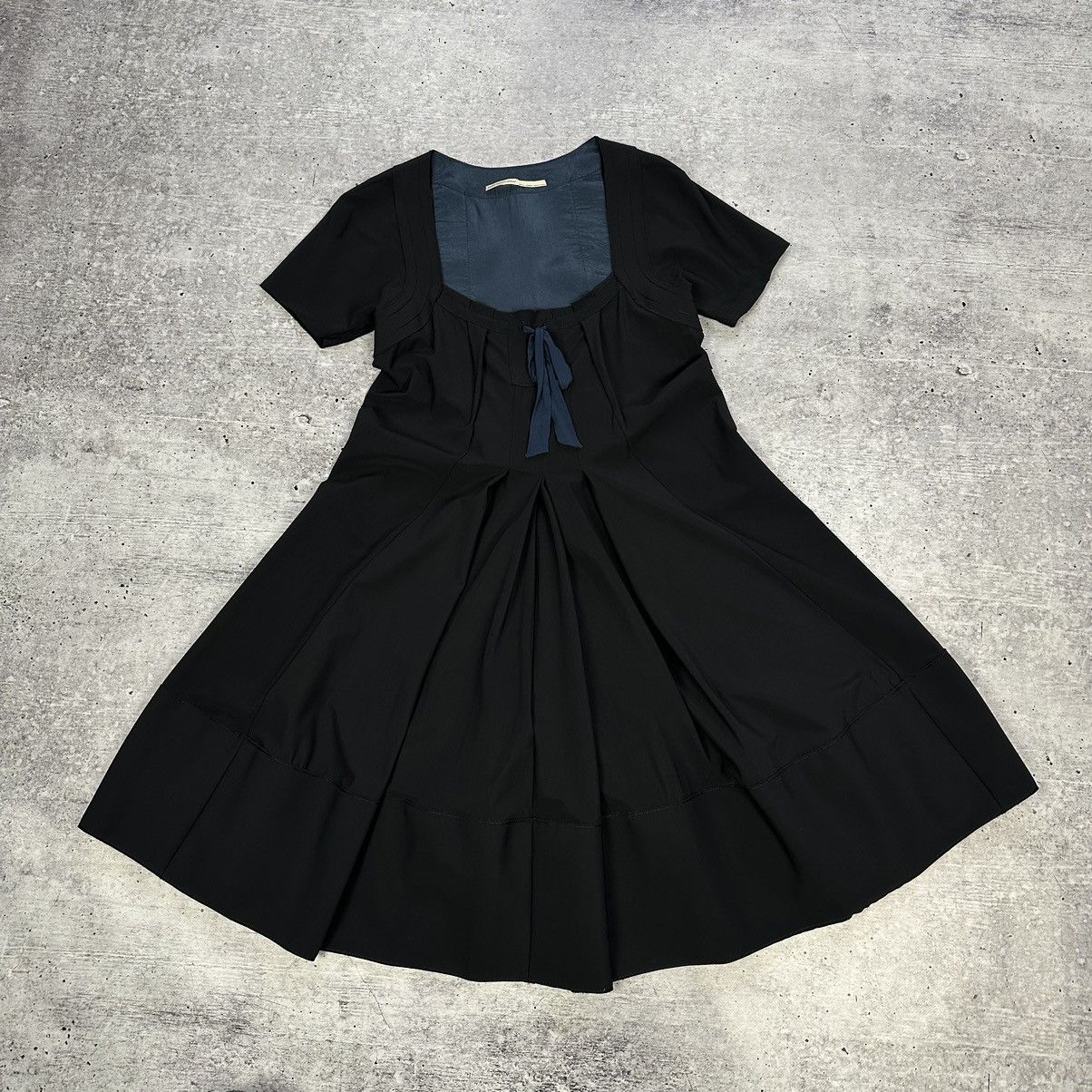 Japanese Brand × Marithe + Francois Girbaud × Vintage Marithe Francois Girbaud Dress Black Blue Women’s Size US 5 Size M / US 6-8 / IT 42-44 - 1 Thumbnail