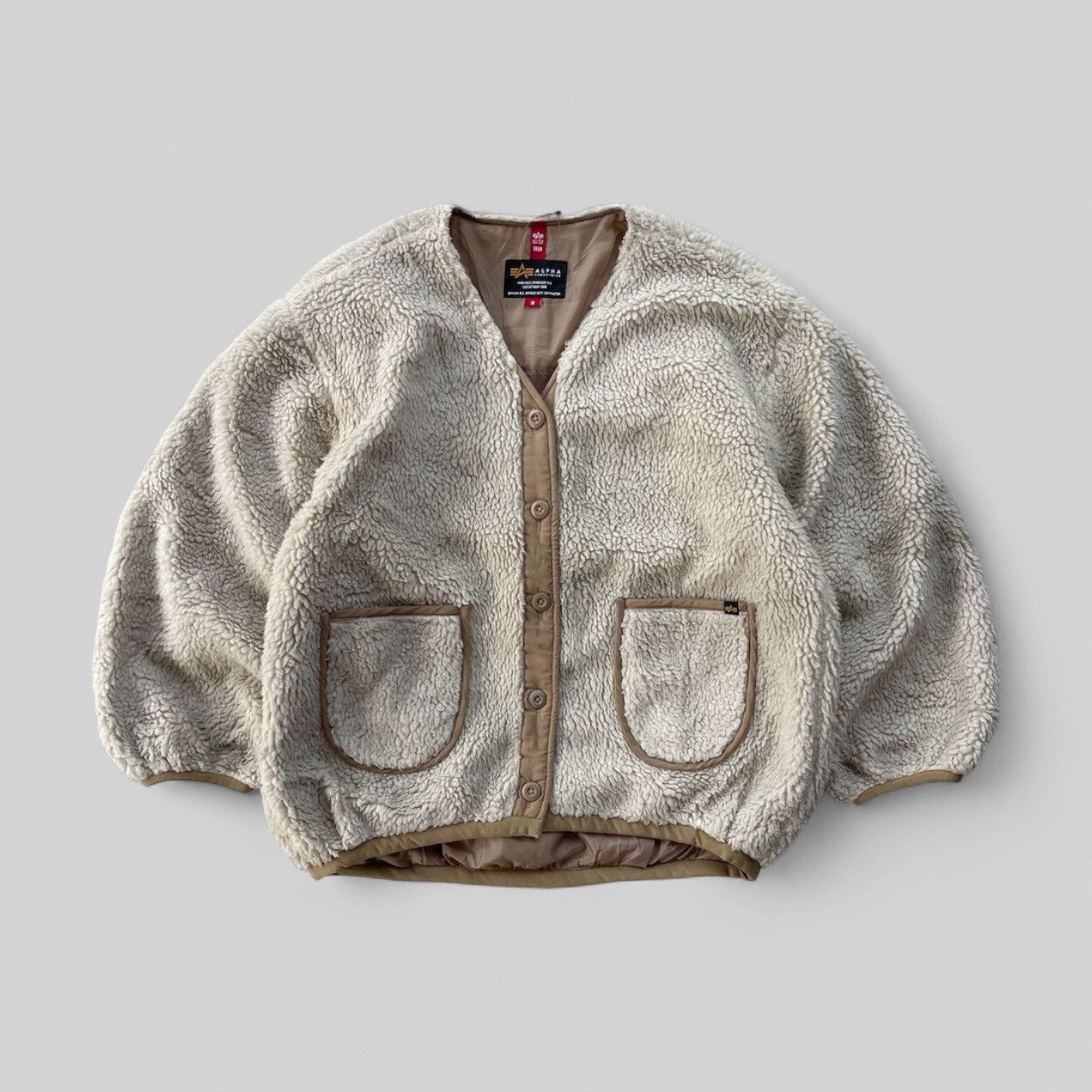 Alpha Industries × Japanese Brand ALPHA INDUSTRIES DEEP PILE FLEECE JACKET Size M / US 6-8 / IT 42-44 - 4 Thumbnail