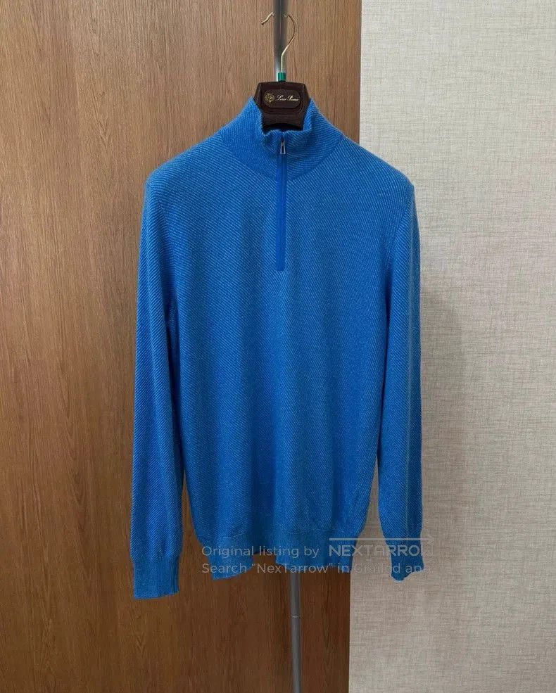 Loro Piana Loro Piana Men's Zip Cashmere Sweater. Size US M / EU 48-50 / 2 - 5 Thumbnail