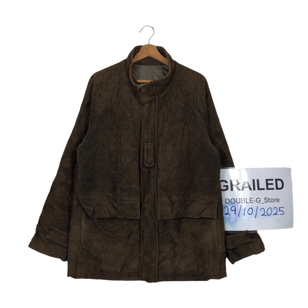 Issey Miyake 📌Vintage Work Genuine Leather Jun Men Blanket Issey Miyake Size US M / EU 48-50 / 2 - 1 Thumbnail