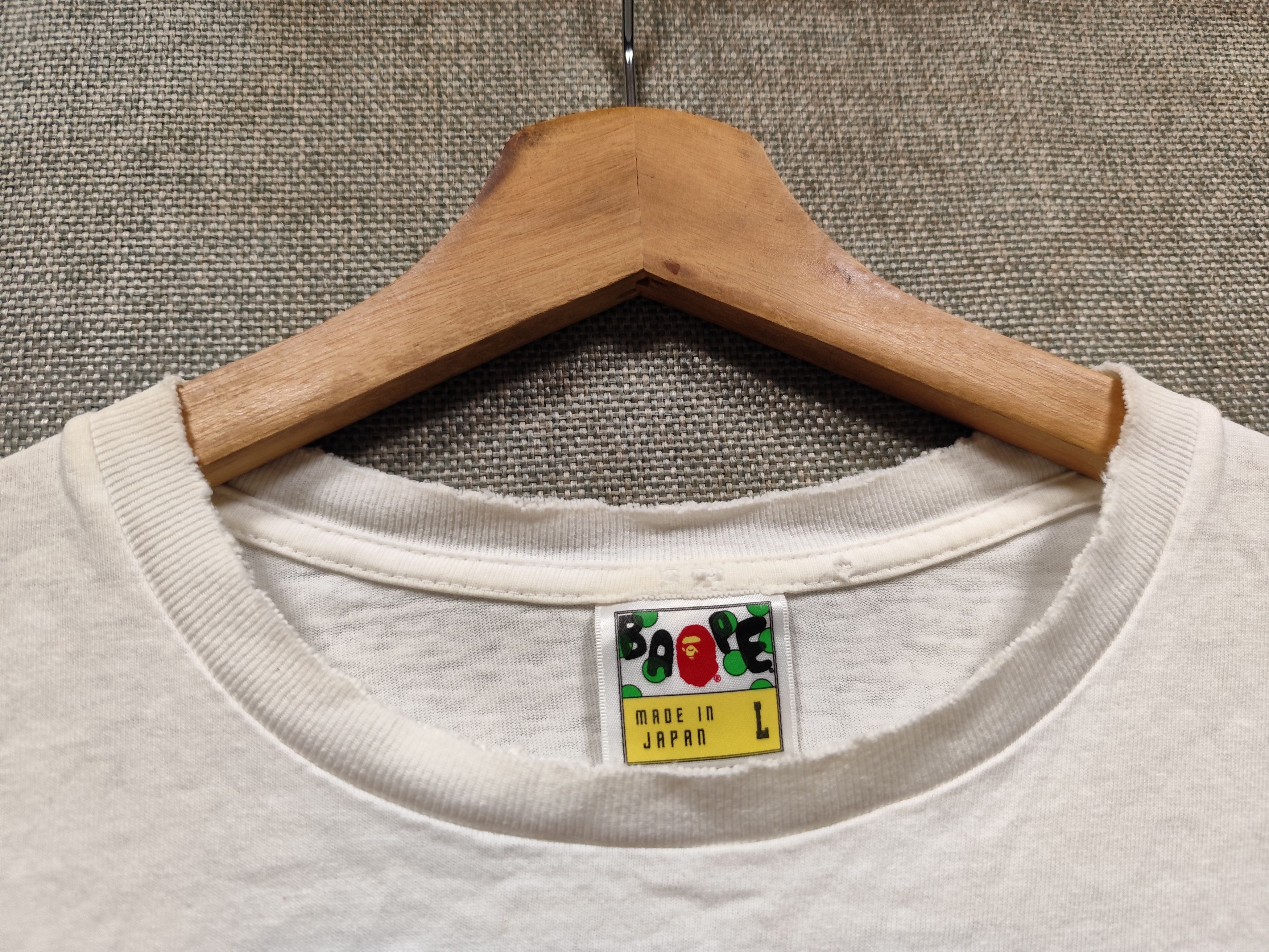 Bape × Nigo vintage t shirt baby milo by a bathing ape Size US L / EU 52-54 / 3 - 6 Thumbnail