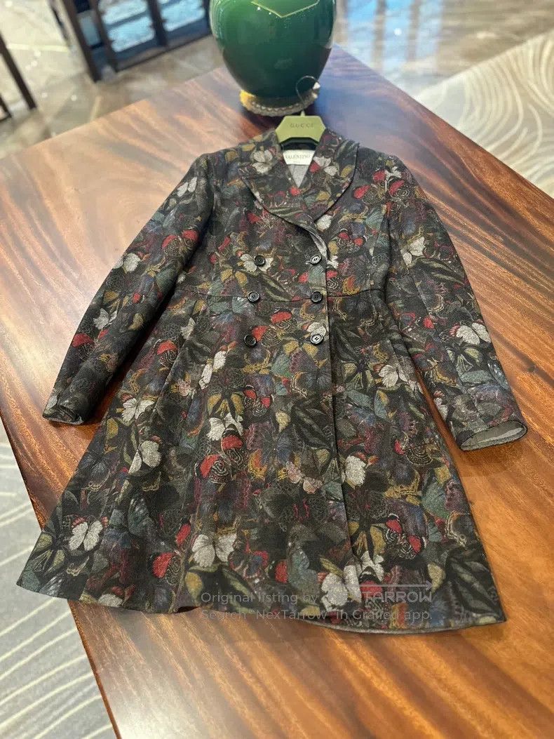 Valentino Valentino Butterfly wool coat Size S / US 4 / IT 40 - 3 Thumbnail
