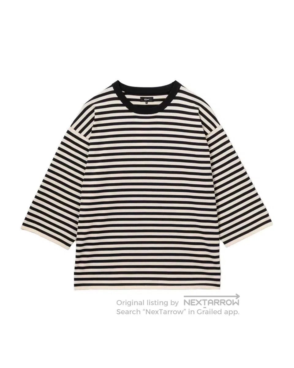 Beams Japan BEAMS 26SS Striped Loose Short Sleeve T. Size US M / EU 48-50 / 2 - 3 Thumbnail
