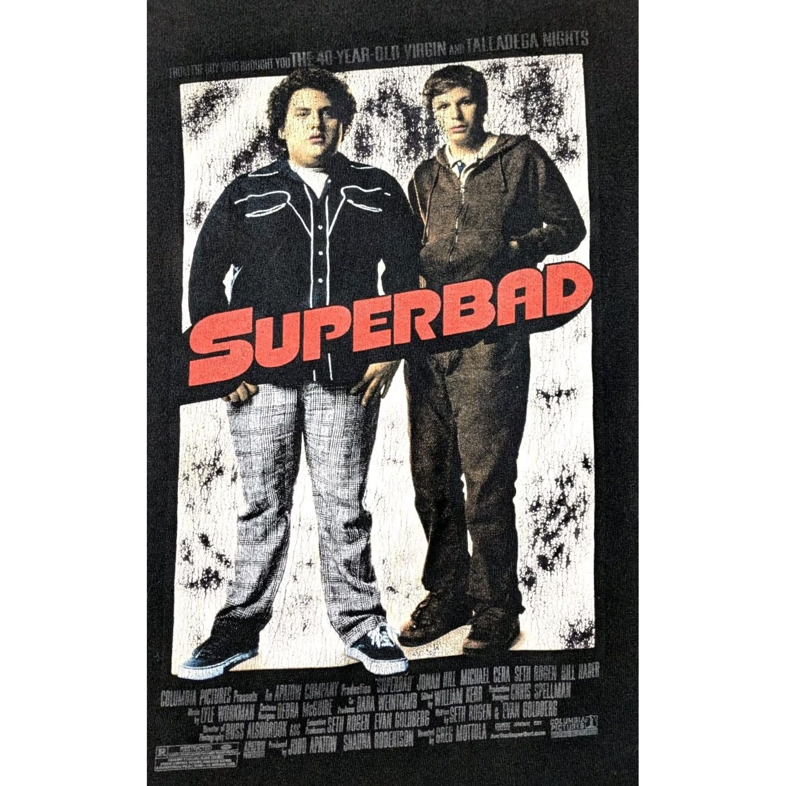 Vintage VINTAGE Superbad Movie Promo Shirt XL Black Comedy Columbia Mens Size US XL / EU 56 / 4 - 3 Thumbnail