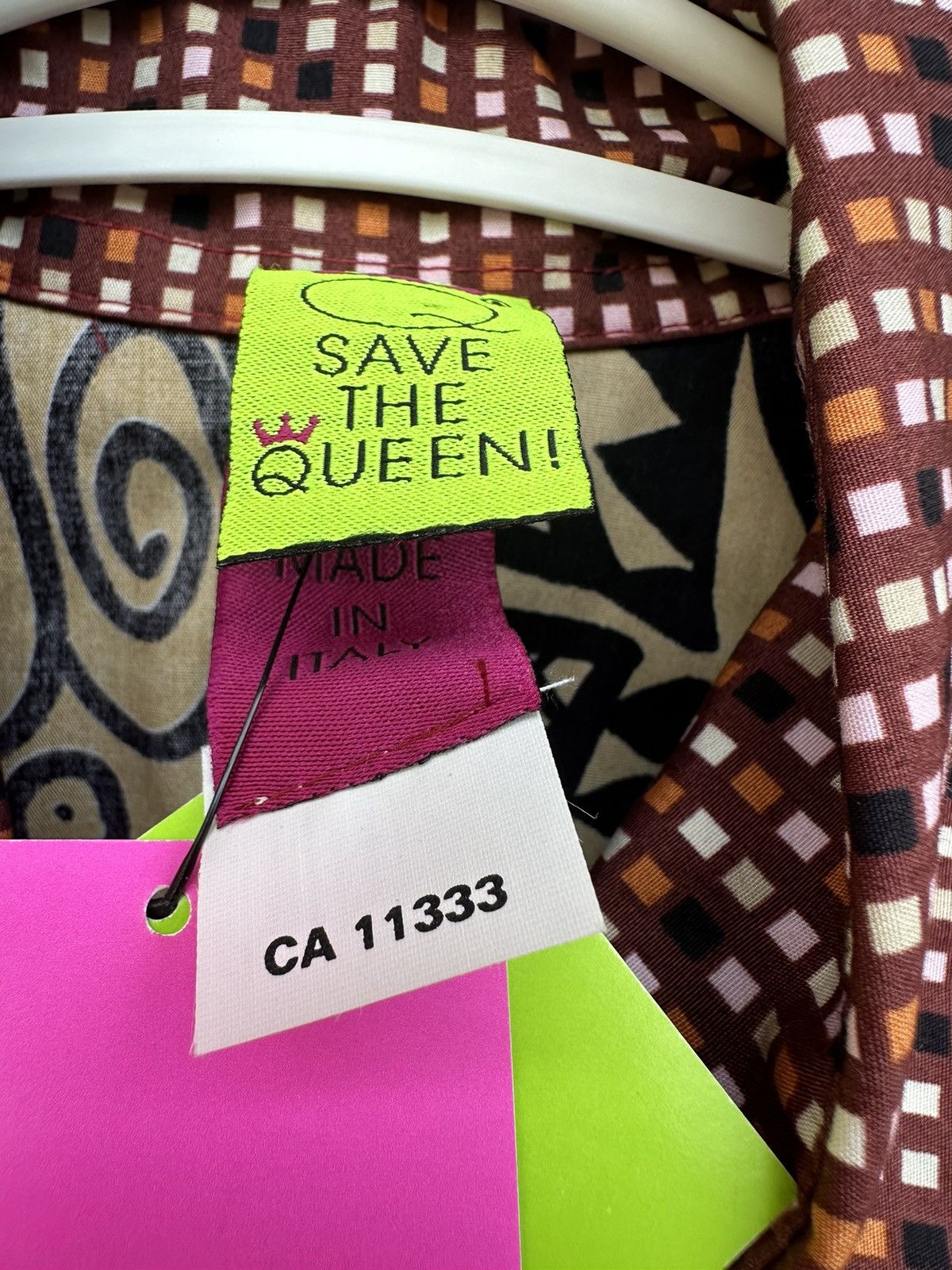Other New Save The Queen Gorgeous patterned shirt blouse Size S / US 4 / IT 40 - 9 Thumbnail