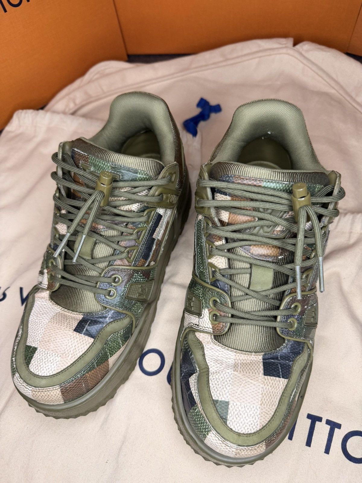 Louis Vuitton LV Maxi Green Damoflage Size US 7.5 / EU 40-41 - 5 Thumbnail